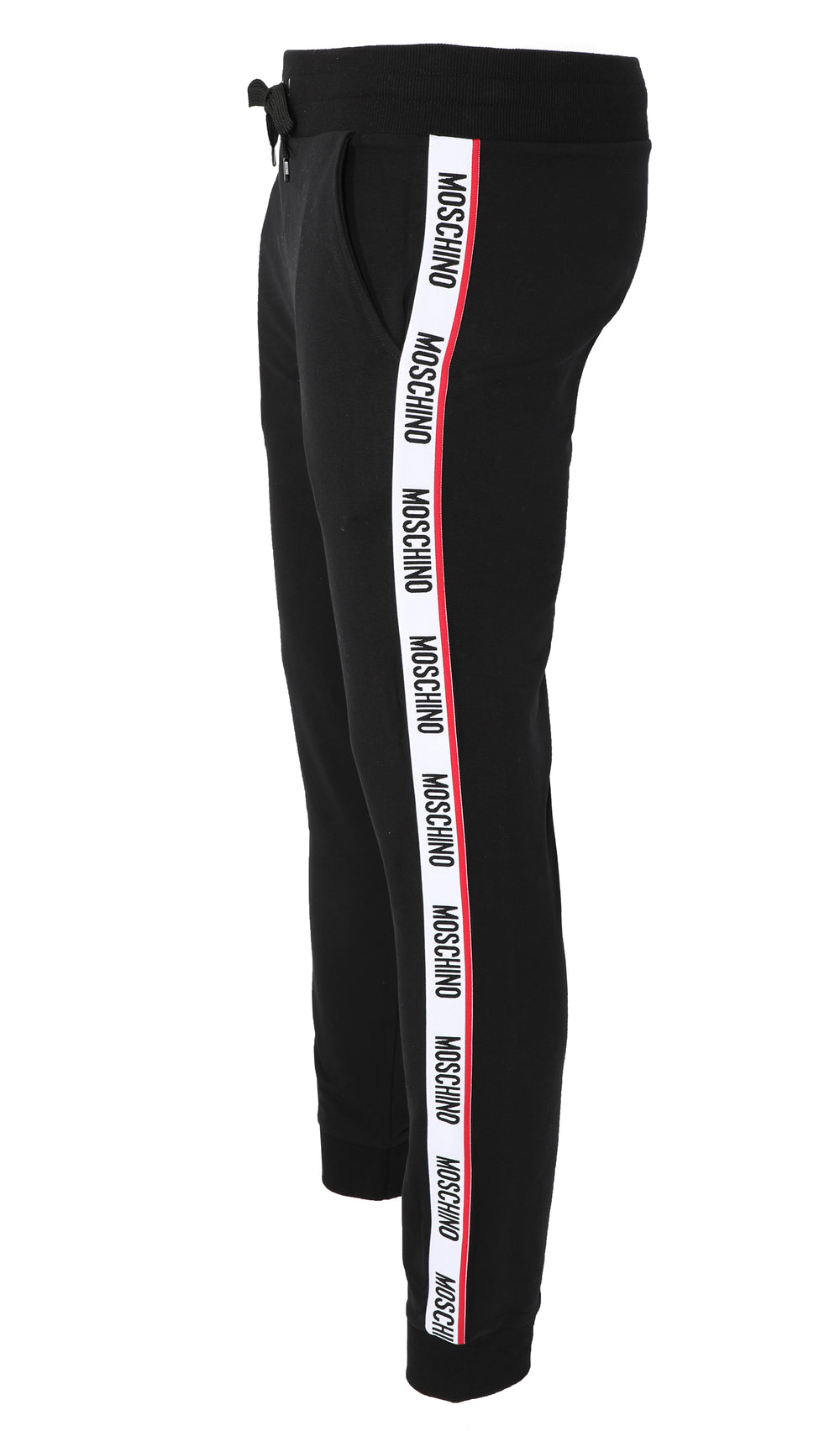 MOSCHINO LOGO BAND PANTS - BLACK