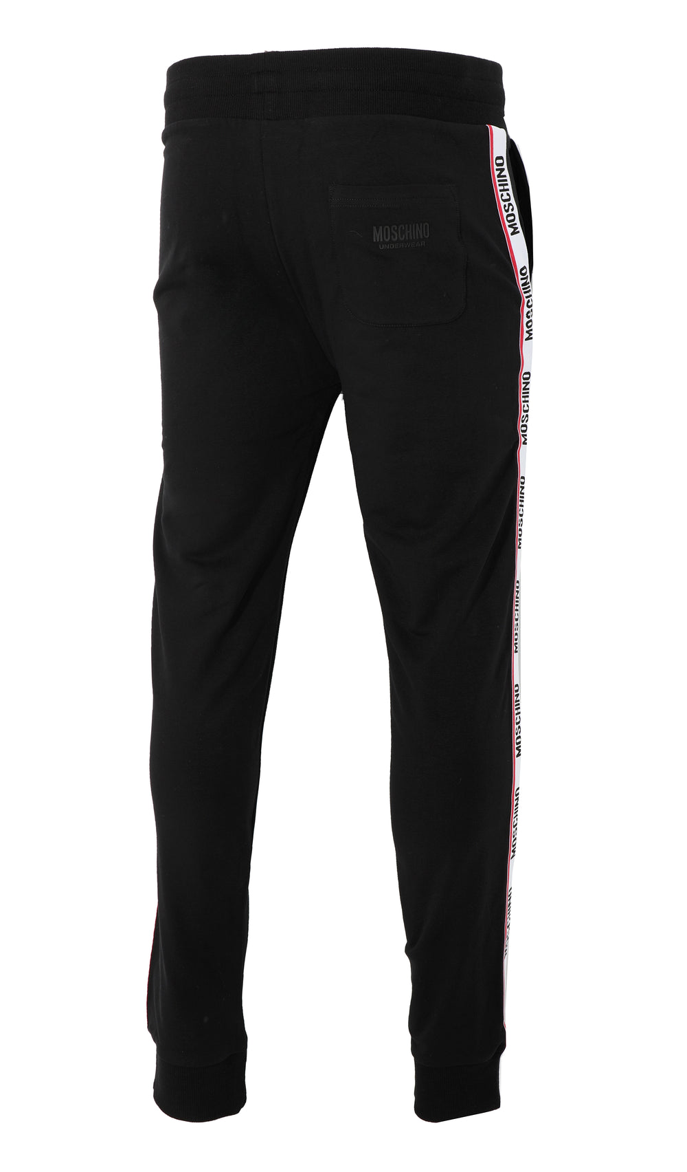 MOSCHINO LOGO BAND PANTS - BLACK
