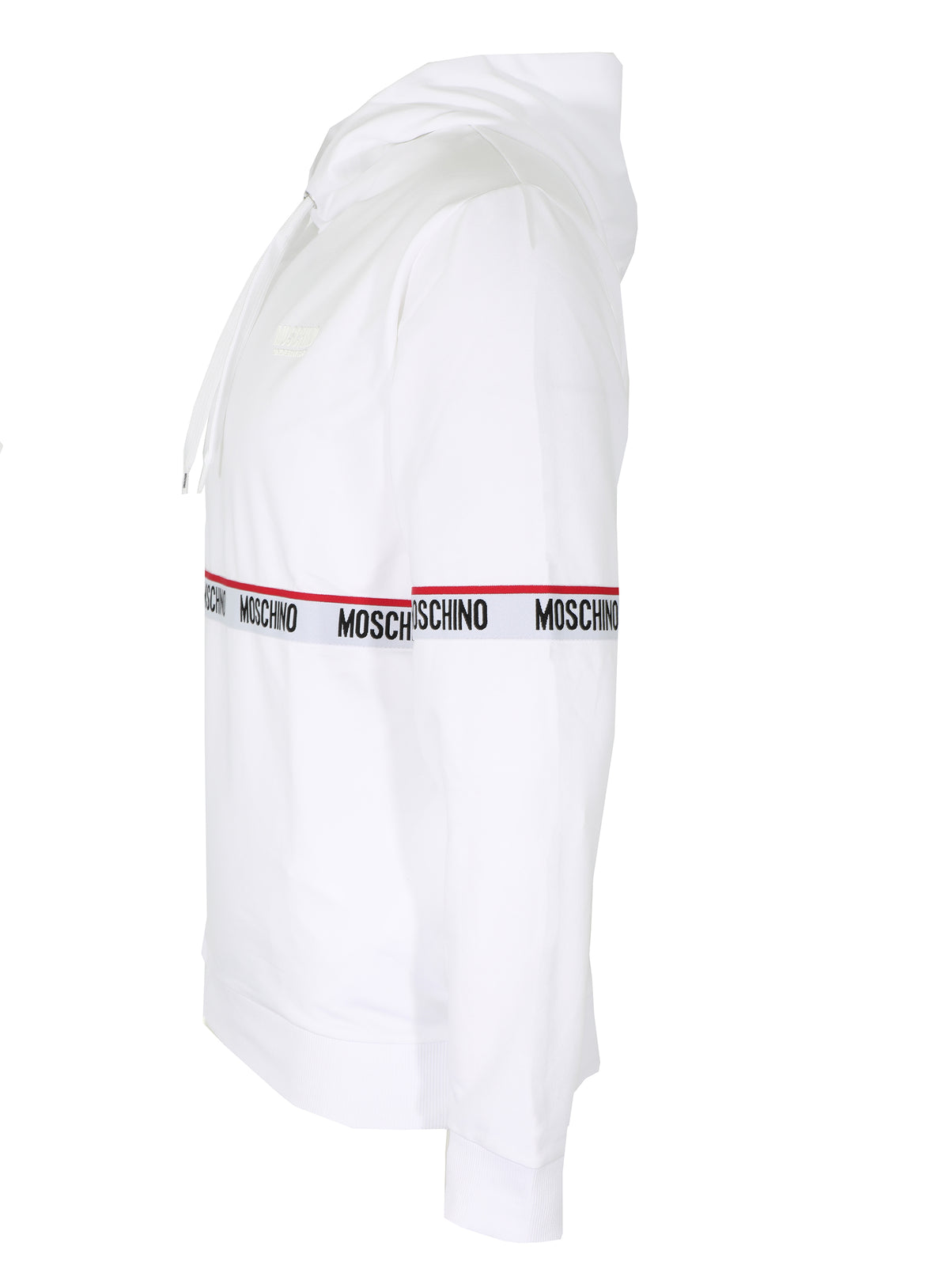 MOSCHINO LOGO BAND SWEATSHIRT - WHITE