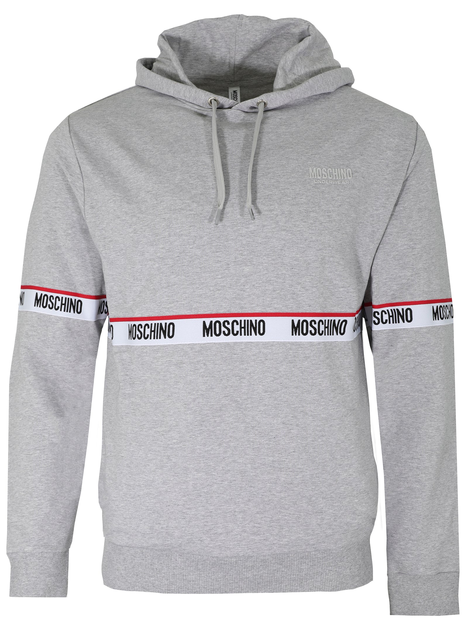 MOSCHINO LOGO BAND SWEATSHIRT - GRAY