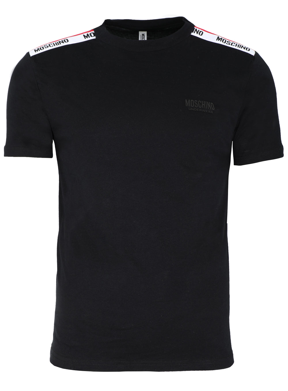 Moschino Logo Band Tee in black – view 1 of 3