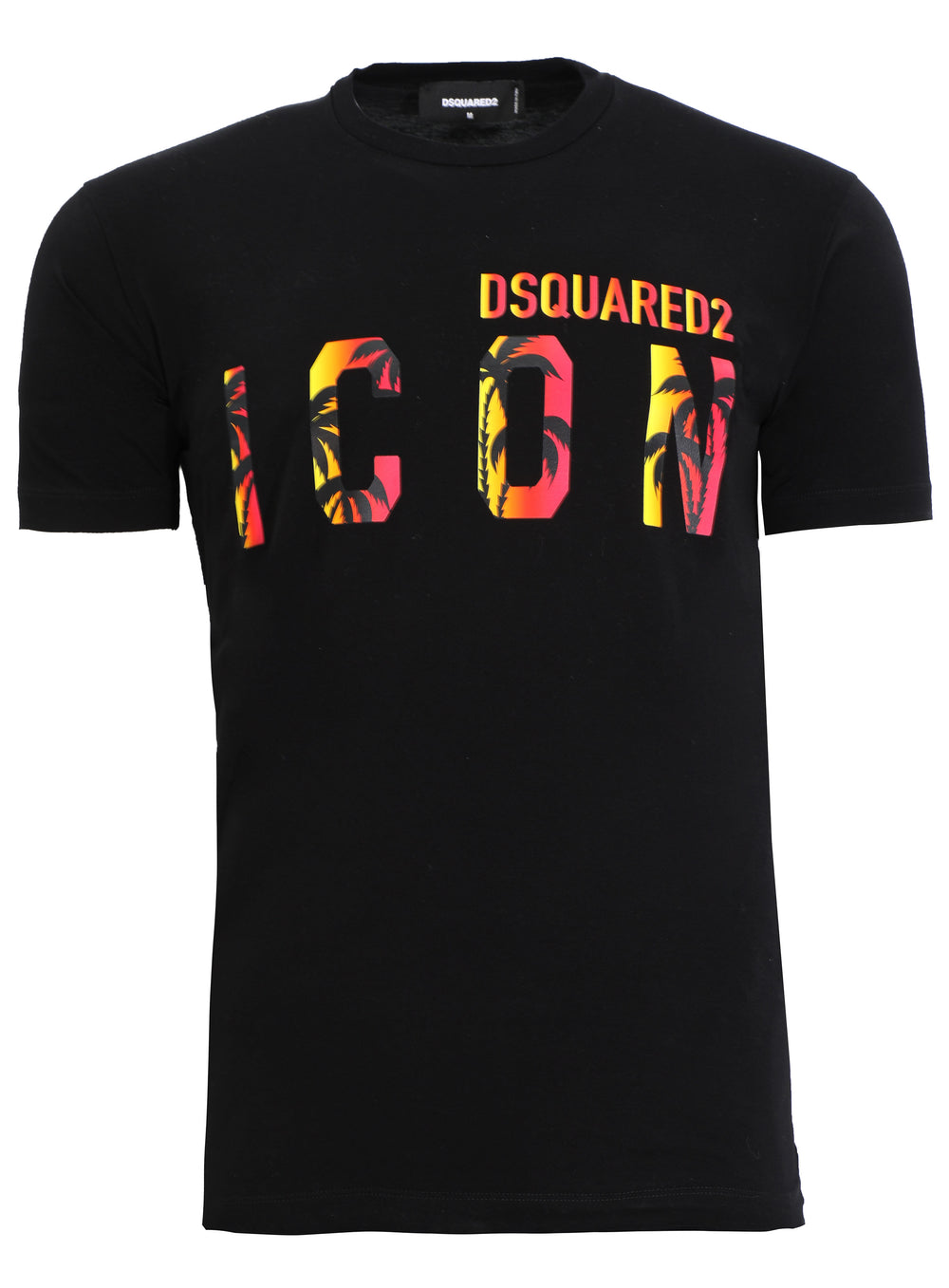 DSQUARED2 Icon Sunset Cool Tee in black – view 1 of 2