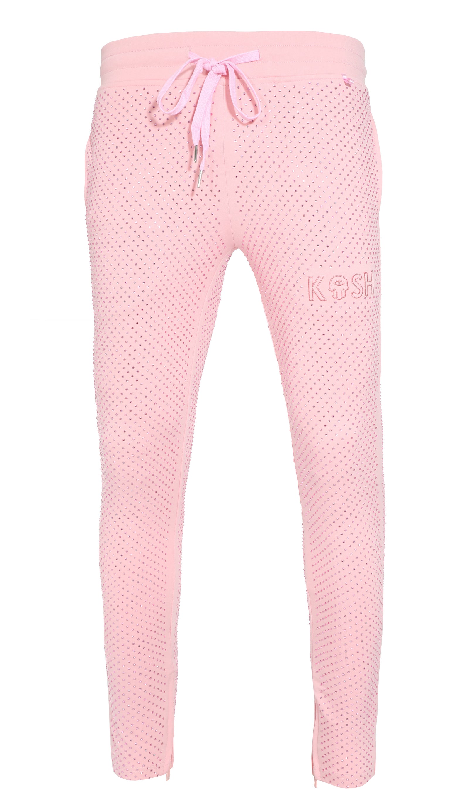 Kash All Over Diamond Track Pants in pink – view 2 of 5