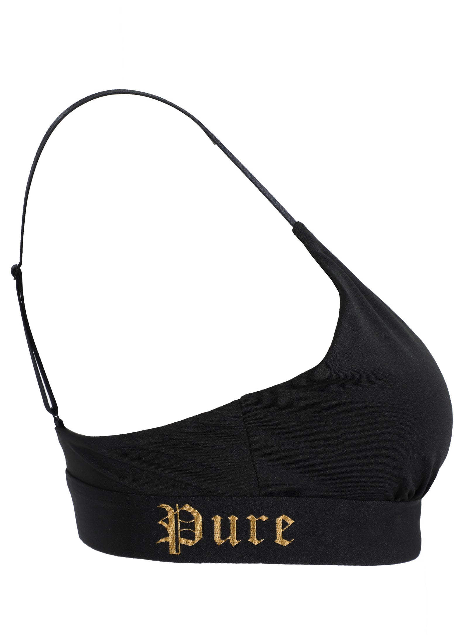 Pure women's triangle bra in black – view 3 of 4