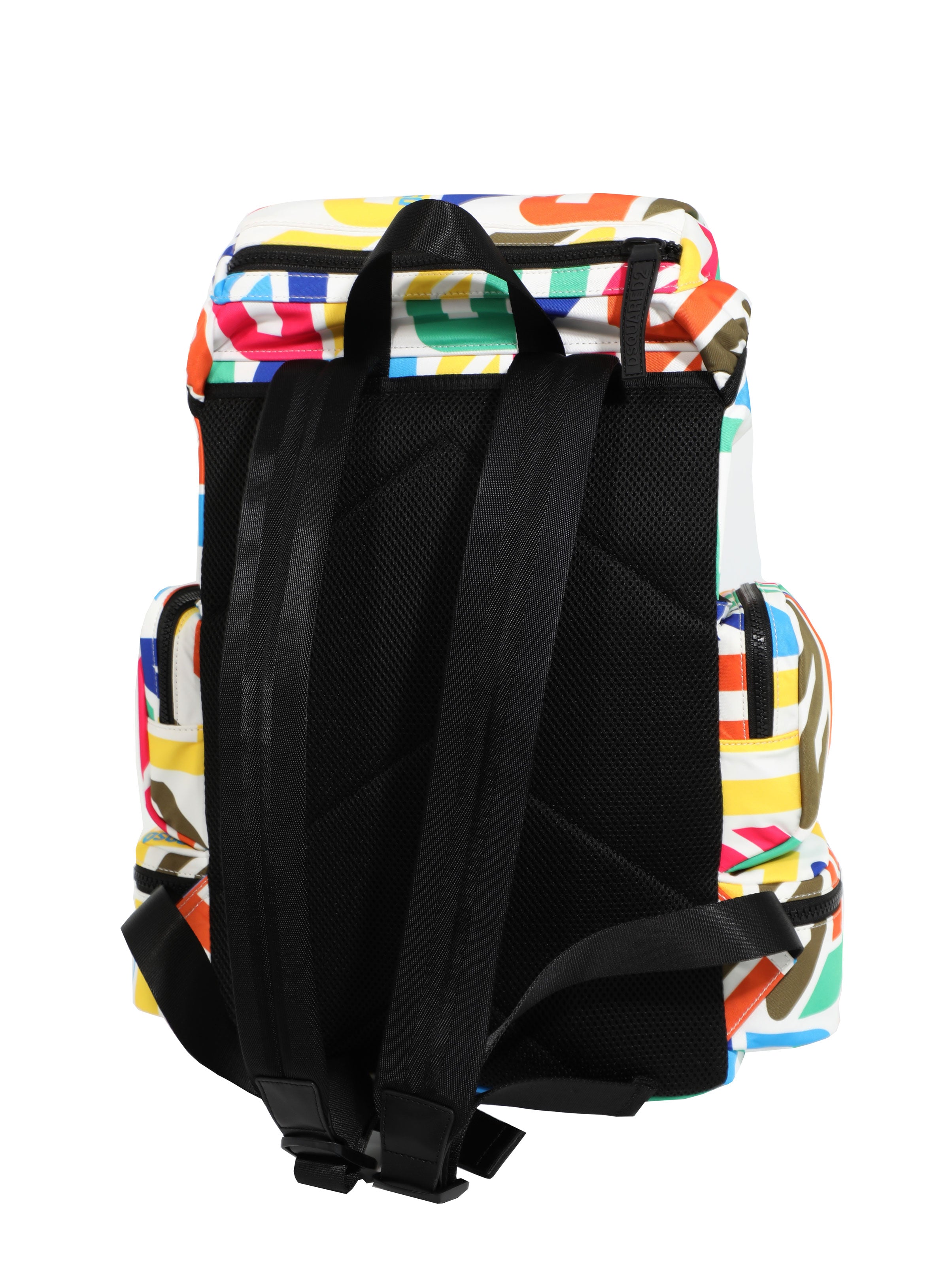 dsquared leather backpack DSQUARED MONOGRAM BACKPACK