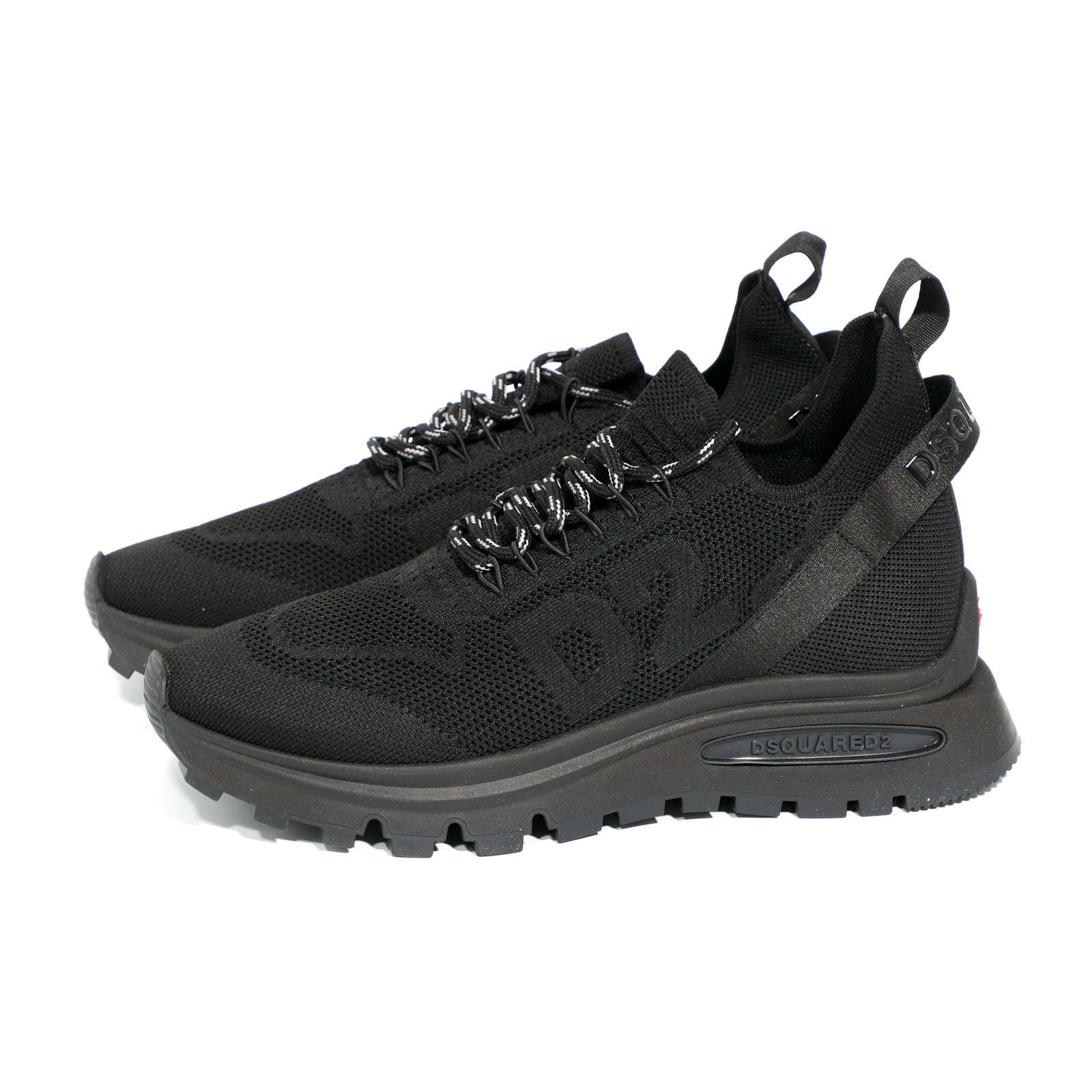 DSQUARED2 Mesh Sneakers in black – view 2 of 4