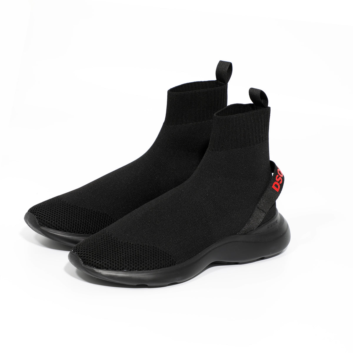 MANGO Sole Sock Sneakers in Black | Endource