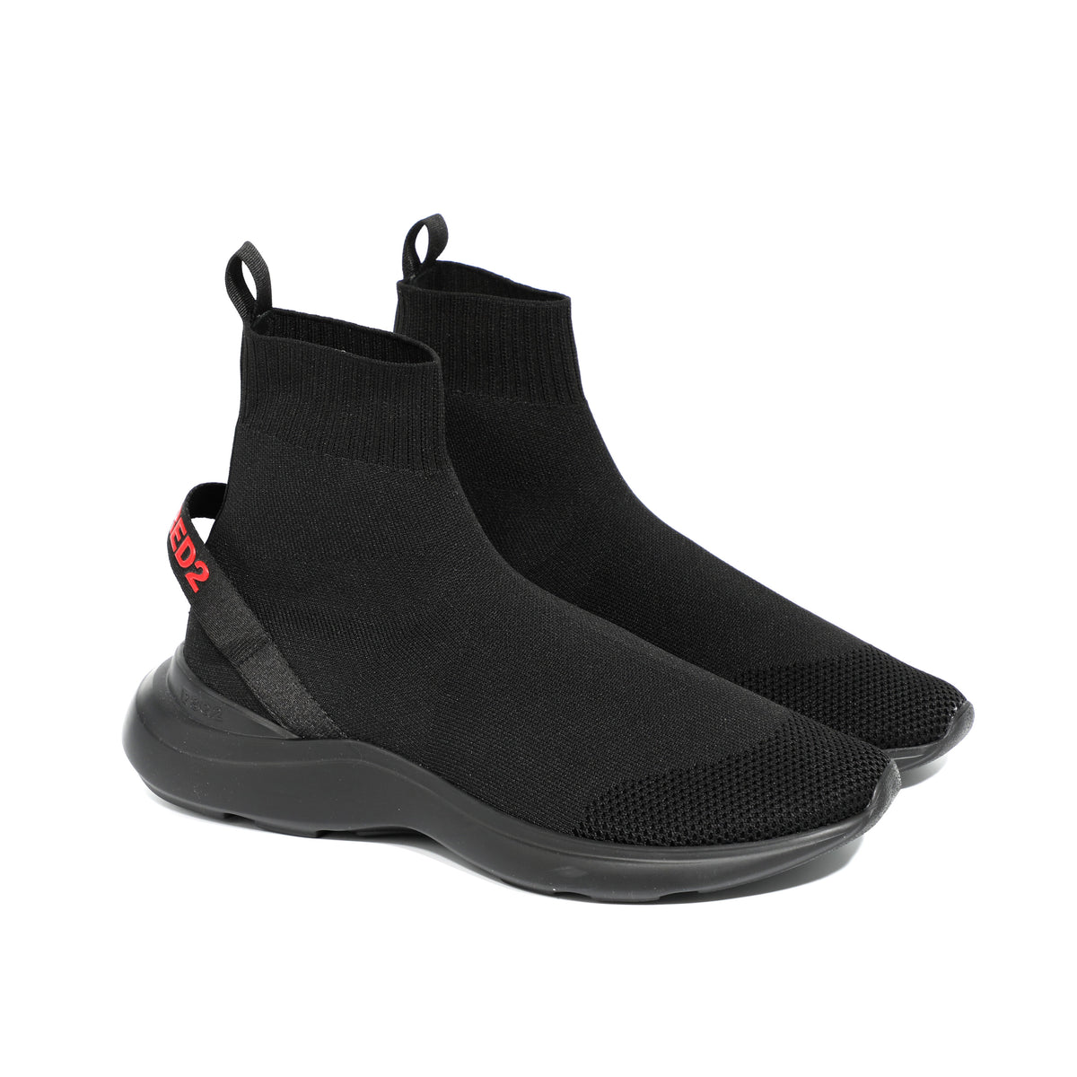 DSQUARED RECYCLED MESH SNEAKERS - BLACK