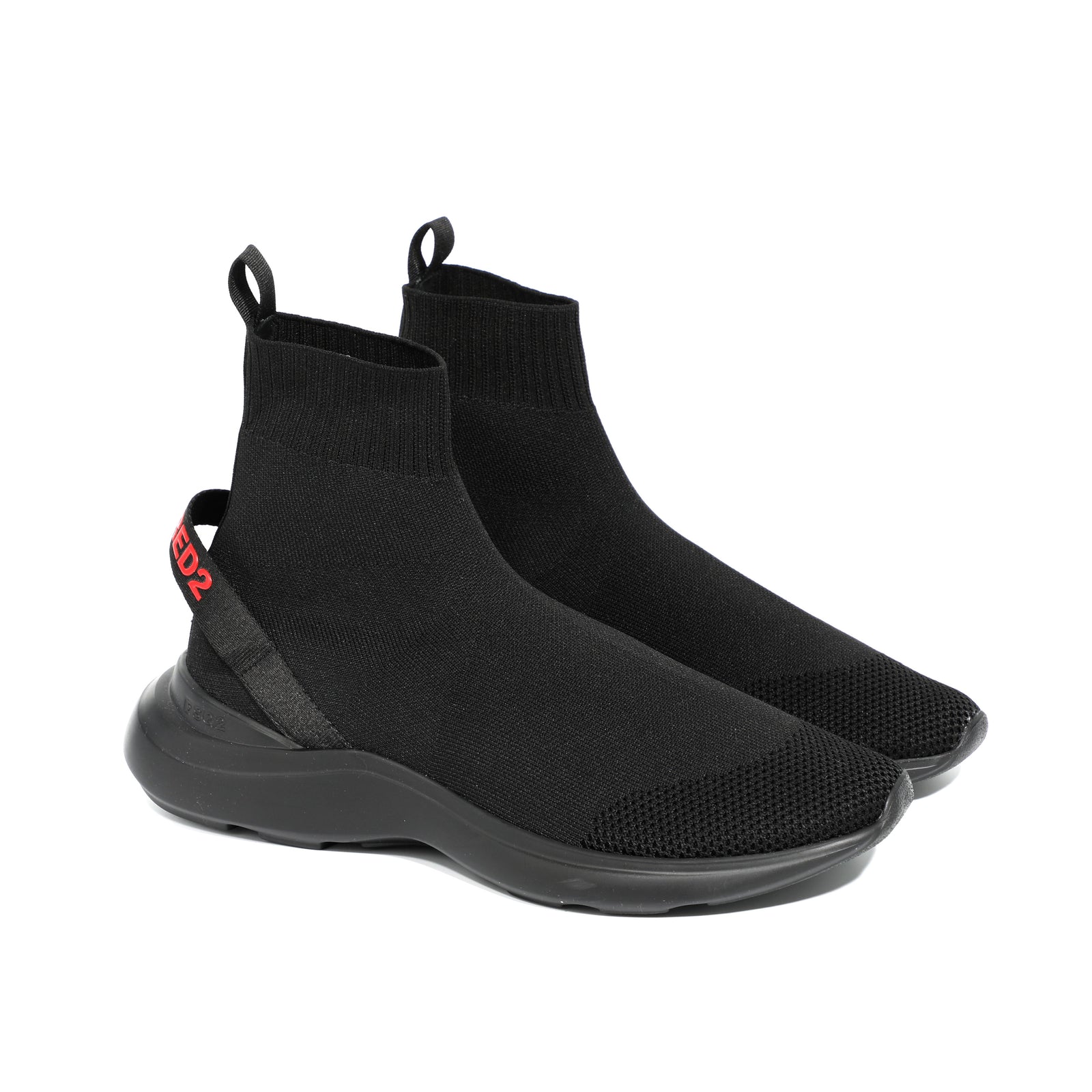 DSQUARED RECYCLED MESH SNEAKERS - BLACK