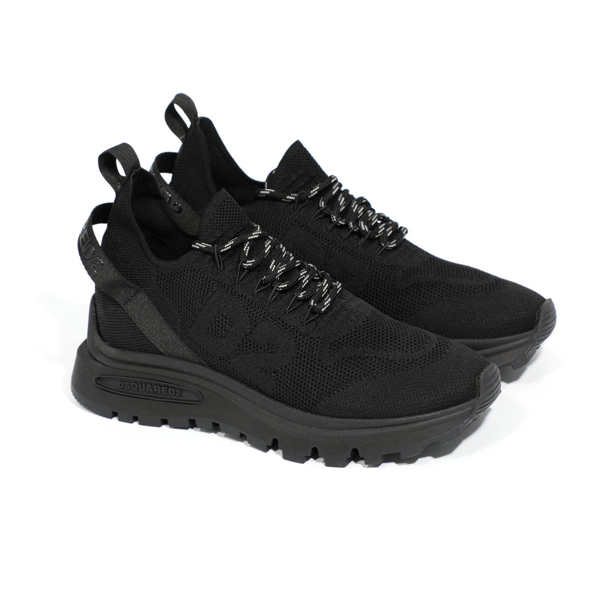 DSQUARED MESH SNEAKERS - BLACK