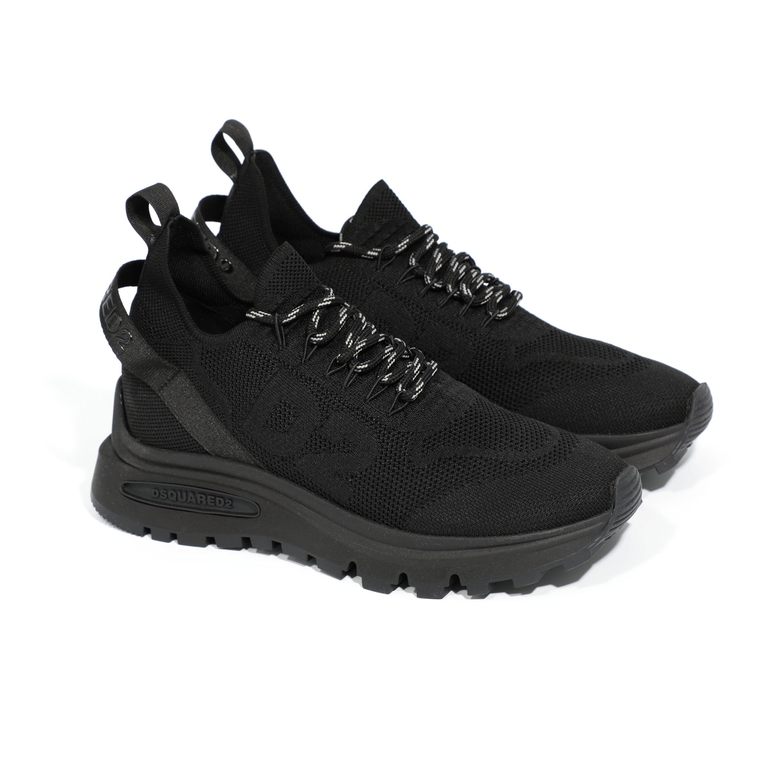 DSQUARED MESH SNEAKERS - BLACK