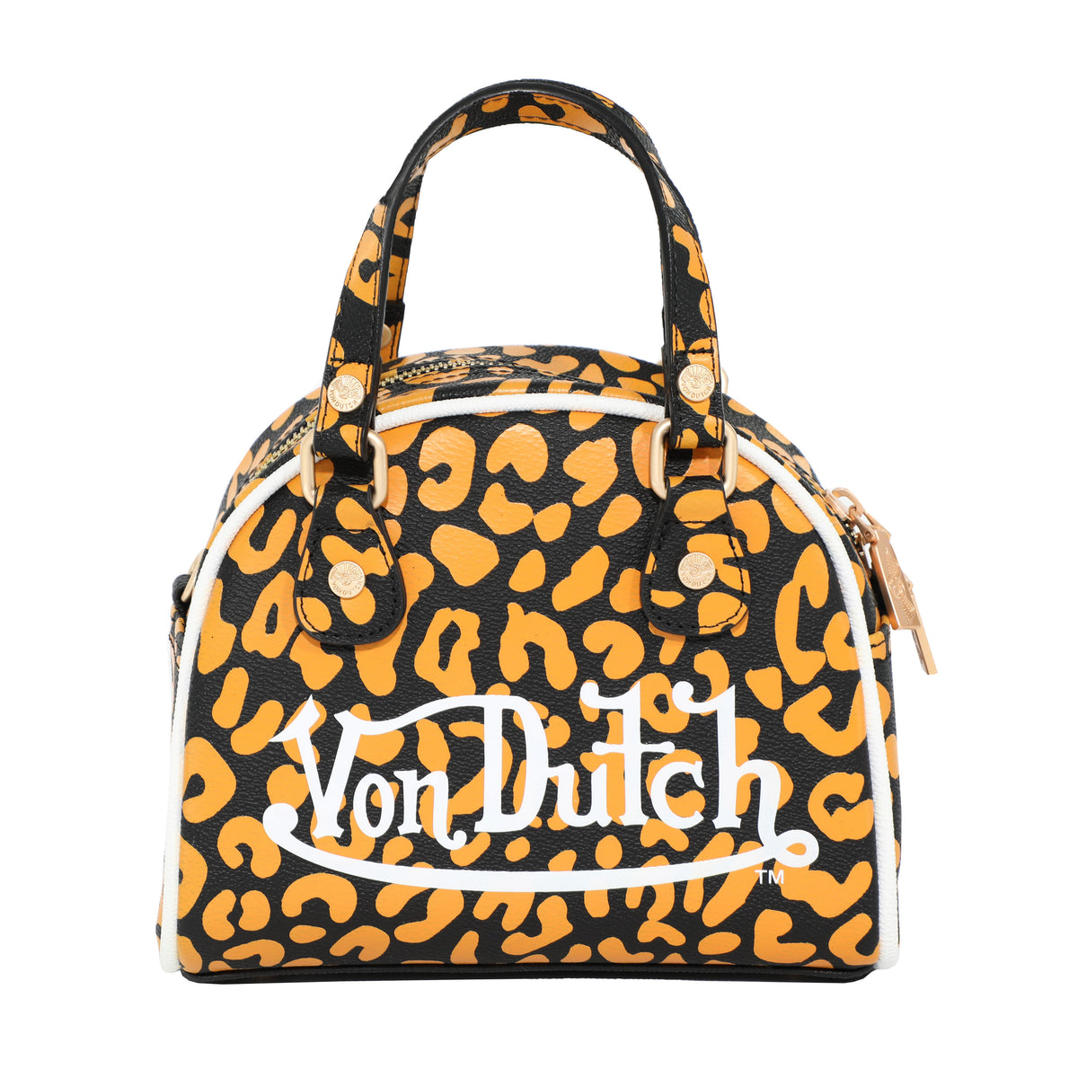 ORANGE CHEETAH BOWLINNG BAG SMALL