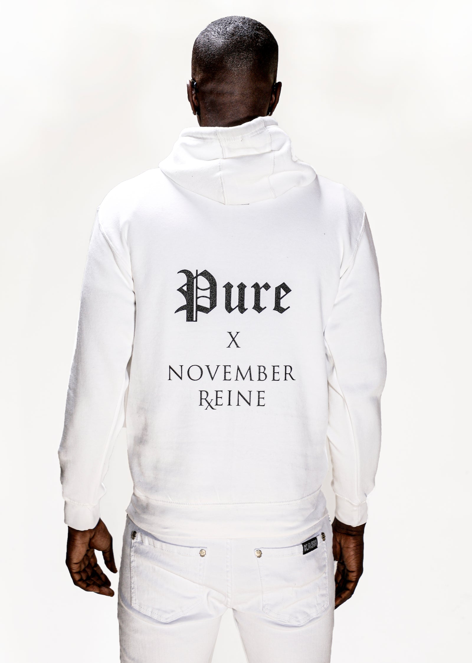 November Reine Expensive Taste Hoodie-White