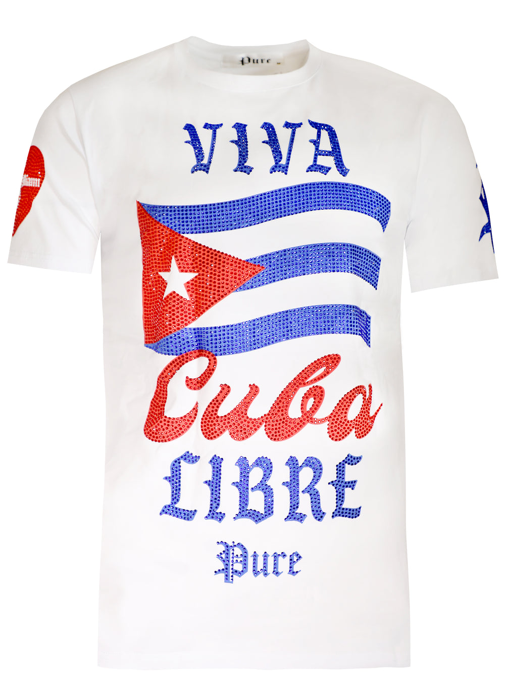 Pure Viva La Cuba Libre Tee in white – view 1 of 2