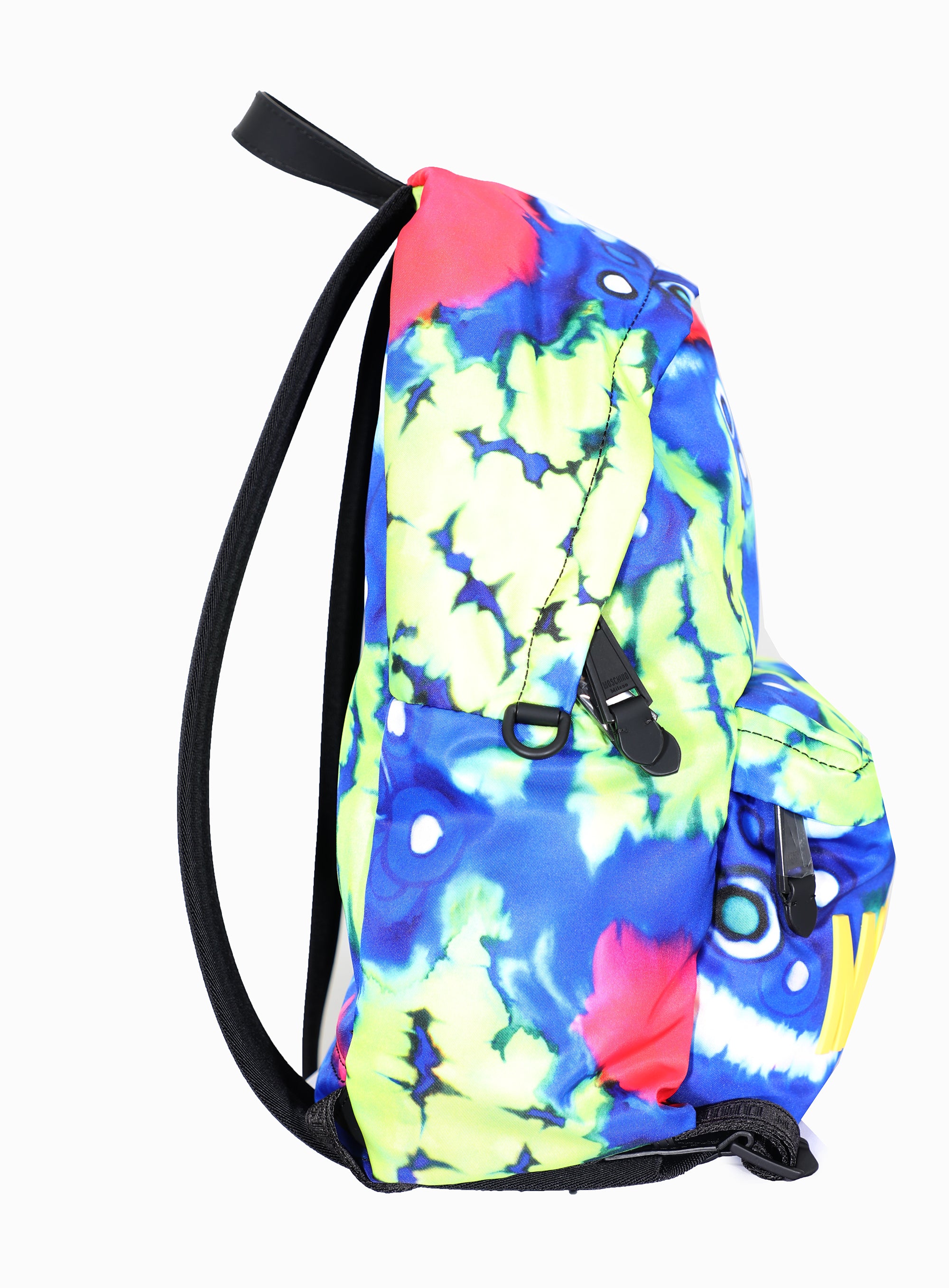 Moschino Logo Nylon Backpack - Tie Dye - PureAtlanta.com