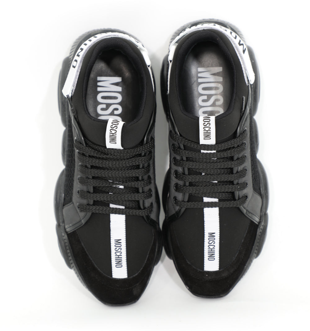 Moschino Teddy Sneakers with Strap in black – view 2 of 4