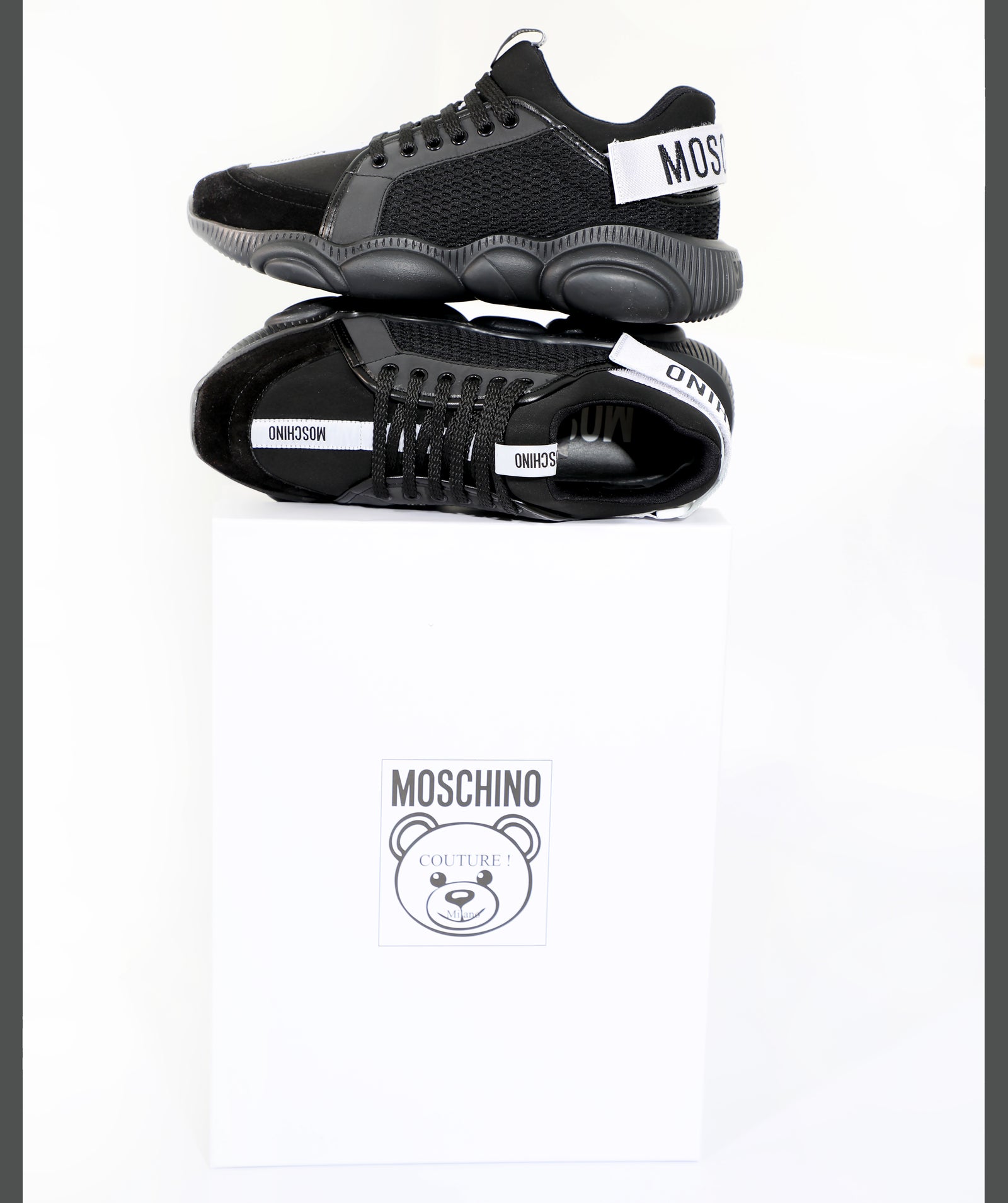 MOSCHINO SNEAKERS-BLACK