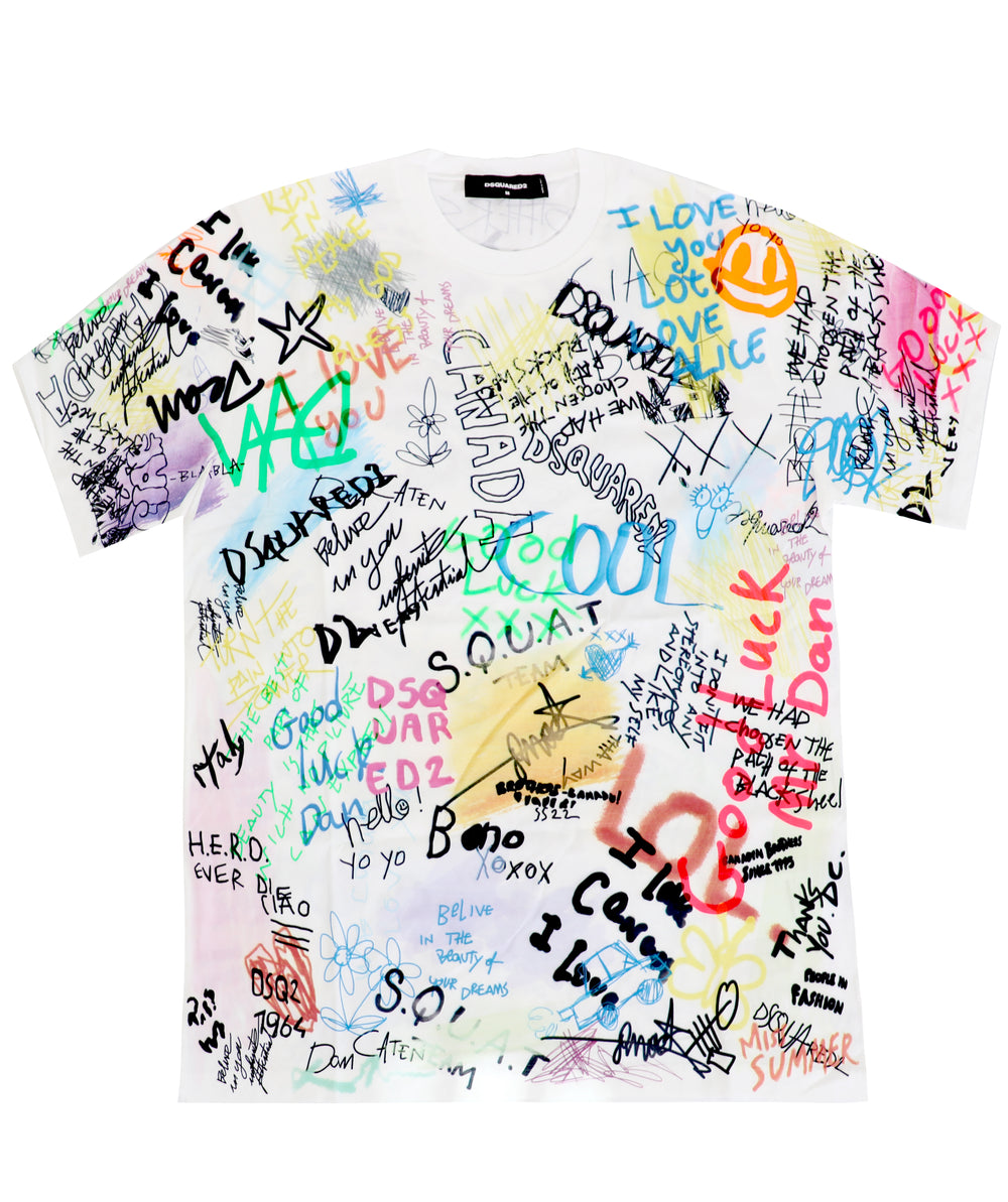 DSQUARED2 Writings Slouch Tee – view 1 of 2