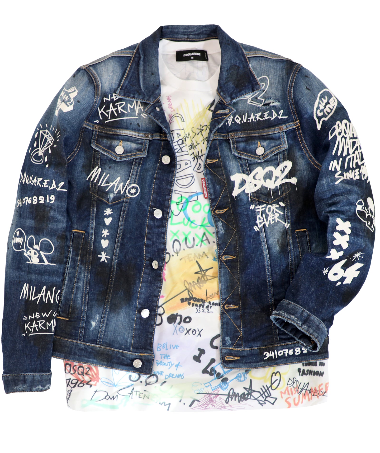 DSQUARED2 Writings Slouch Tee – view 2 of 2