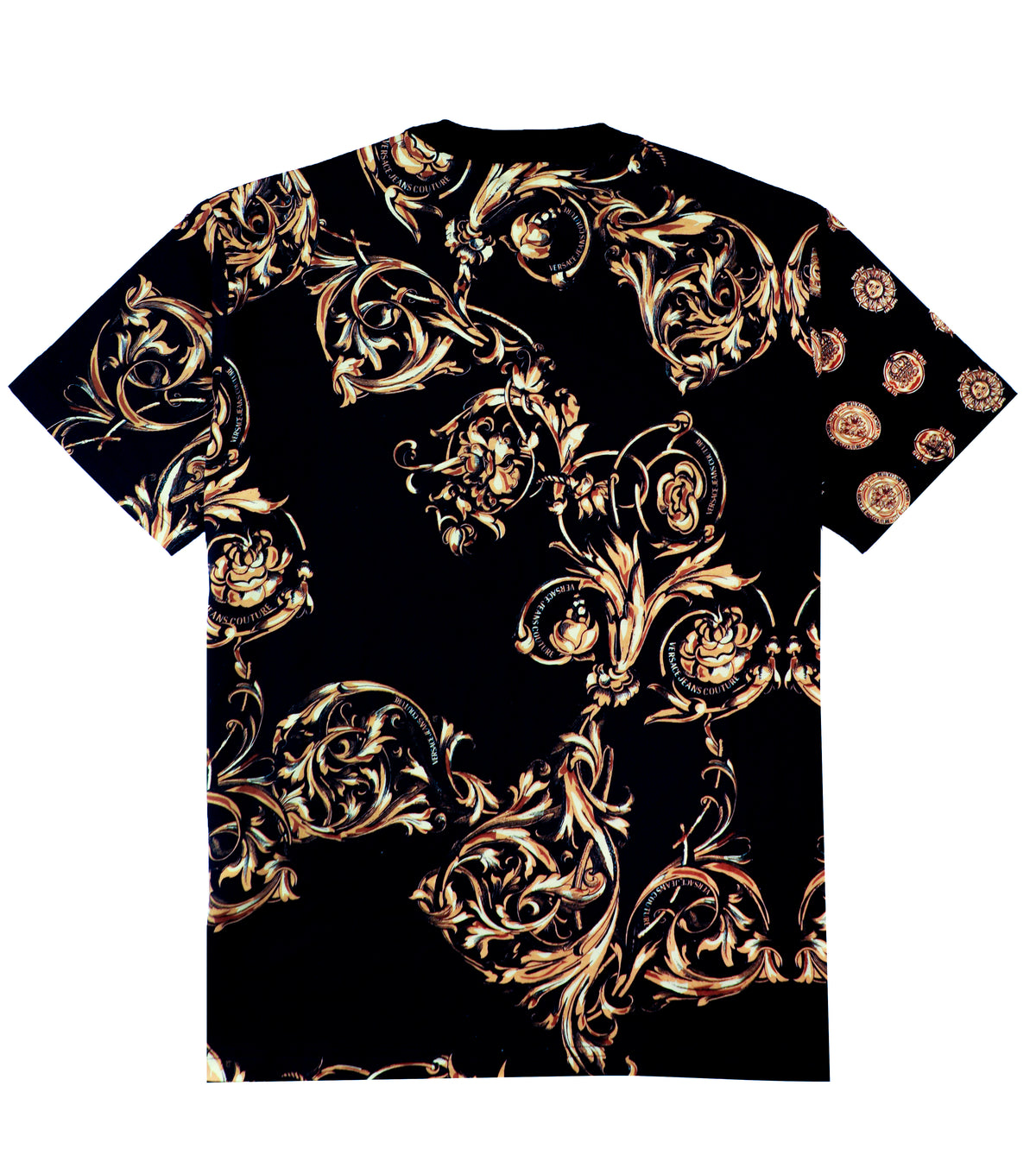 JERSEY COTTON SS COIN TEE-BLACK