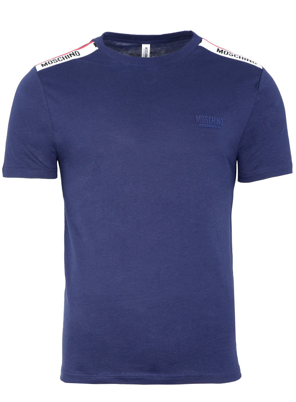 Moschino Logo Band Tee in Navy – view 1 of 3