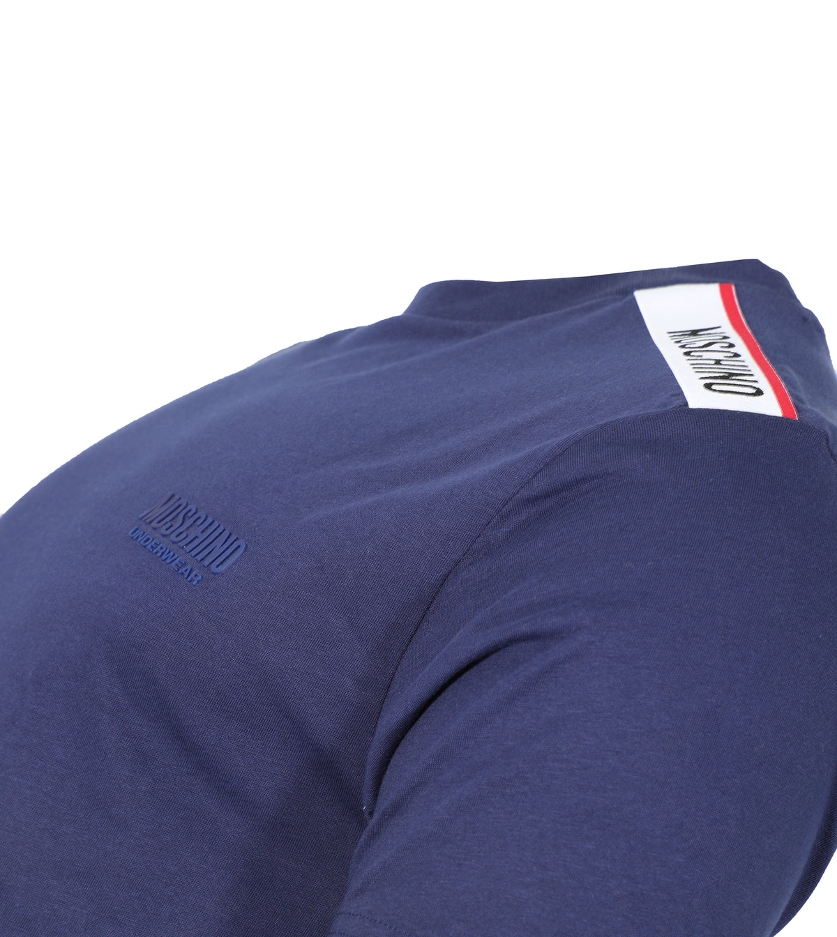 MOSCHINO LOGO BAND TEE - NAVY