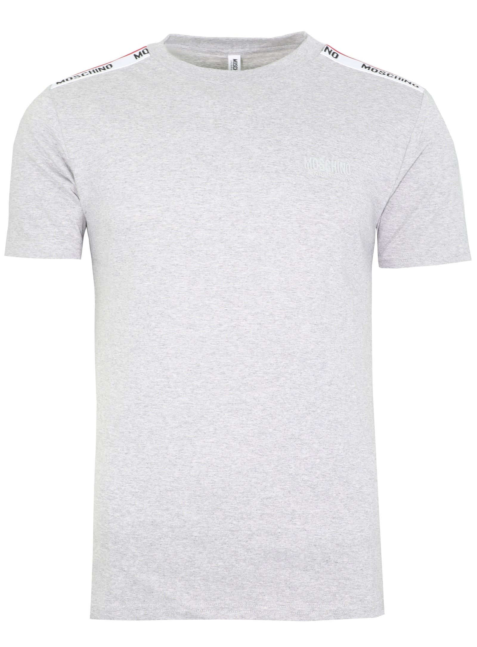 MOSCHINO LOGO BAND TEE - GRAY