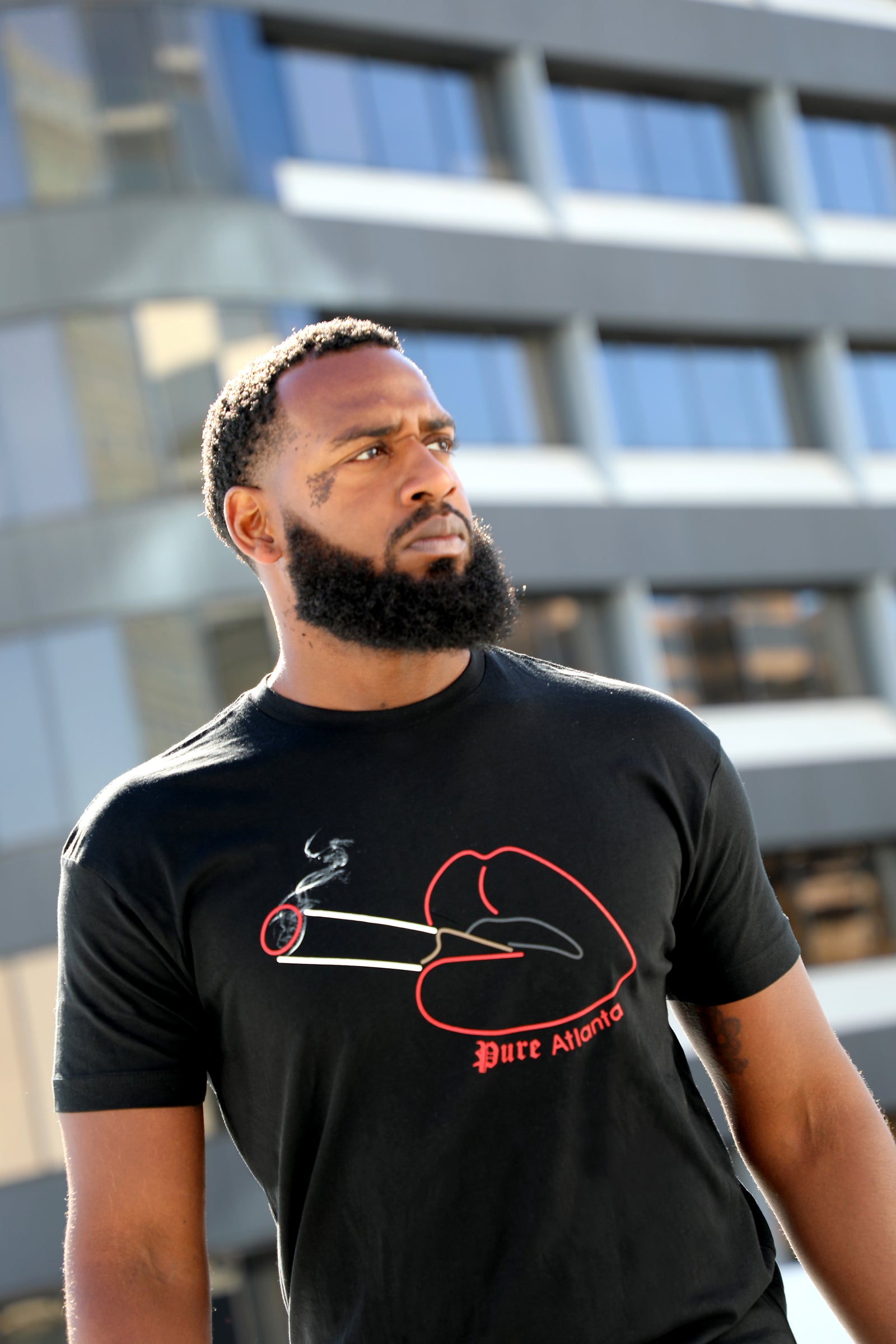 Pure Clean Lips Tee in black – view 3 of 4