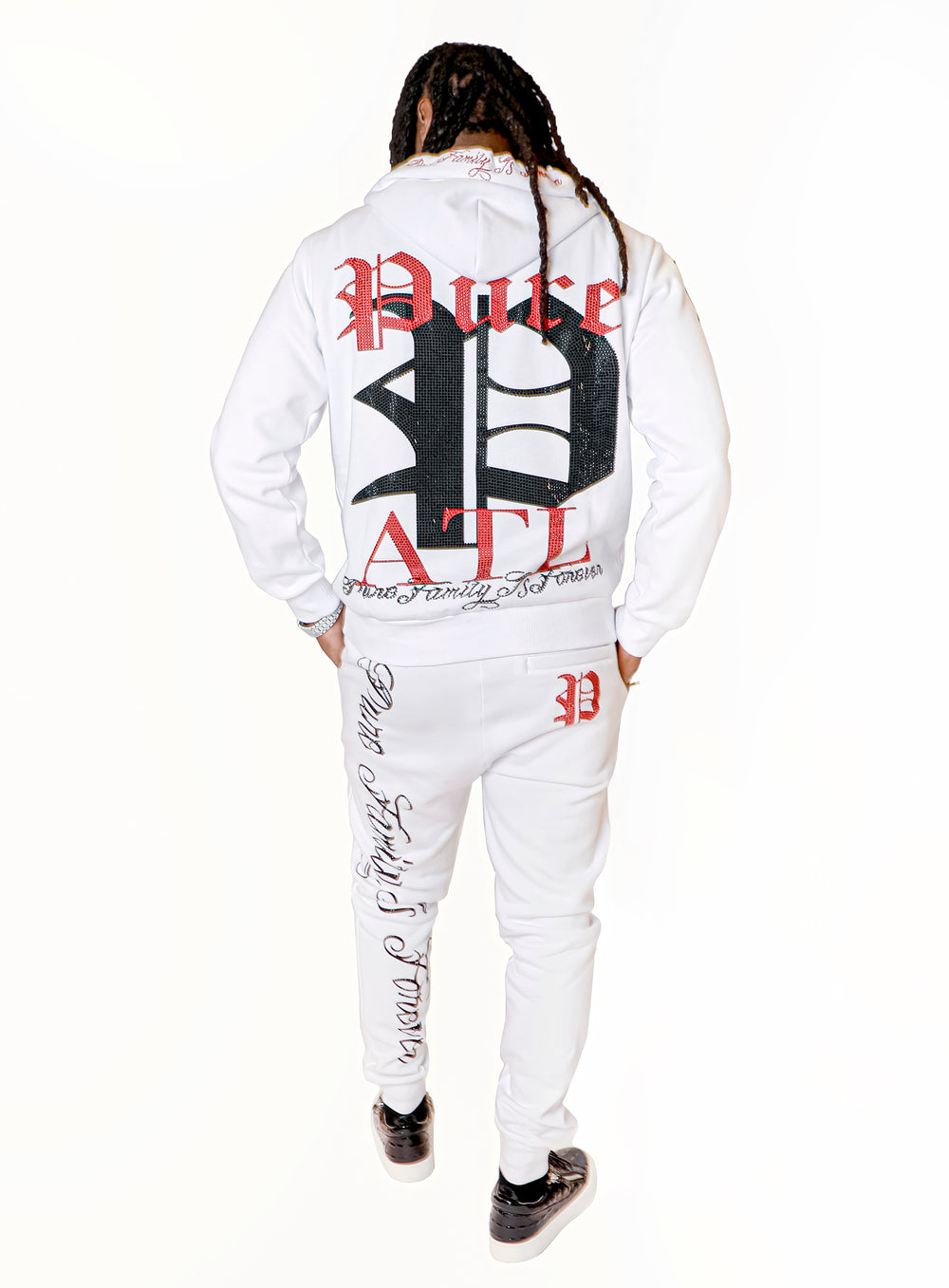 Pure Atlanta Culture Sweatpants in white – view 4 of 6