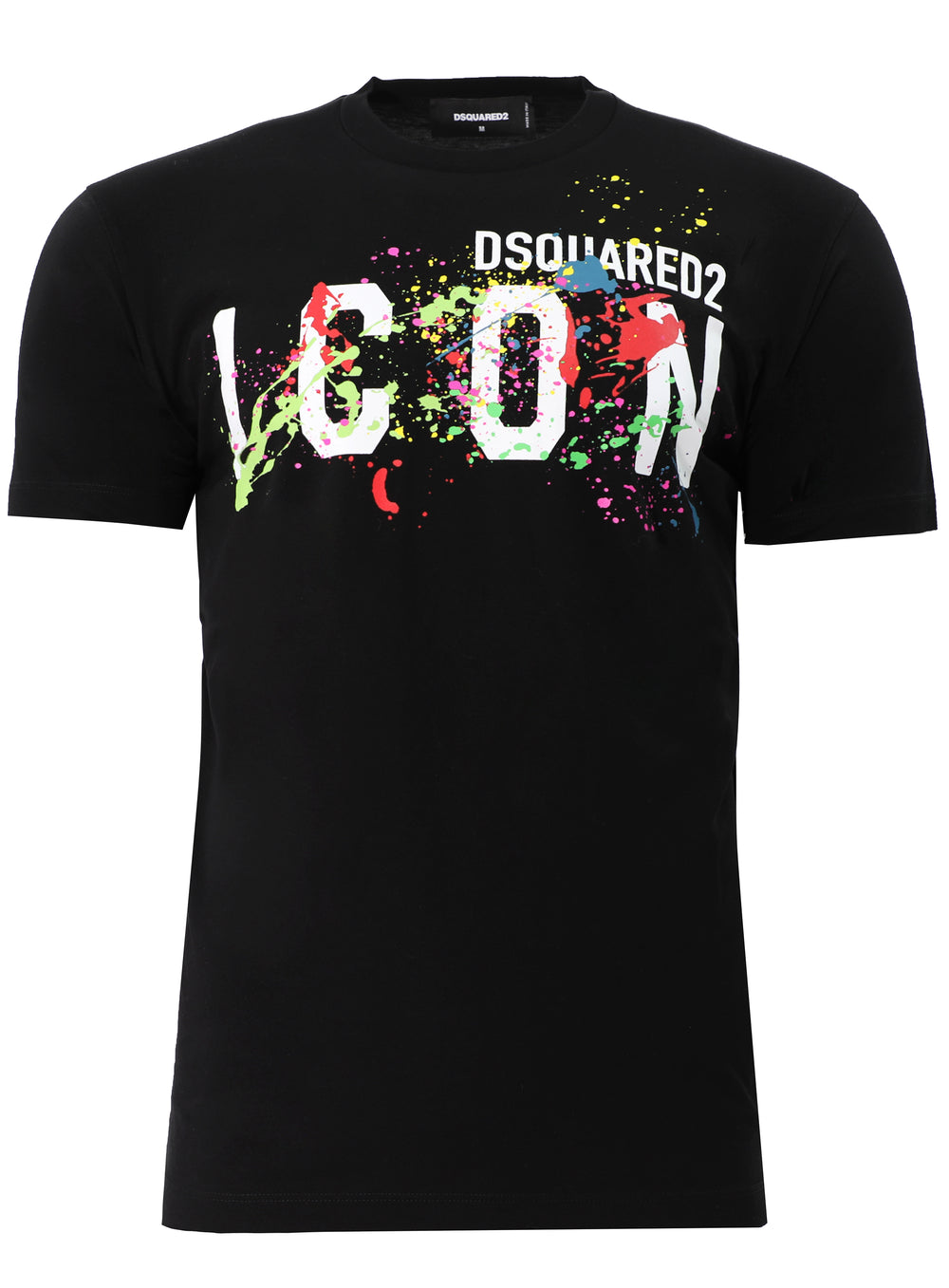 DSQUARED2 Icon Splatter Cool T in black – view 1 of 2