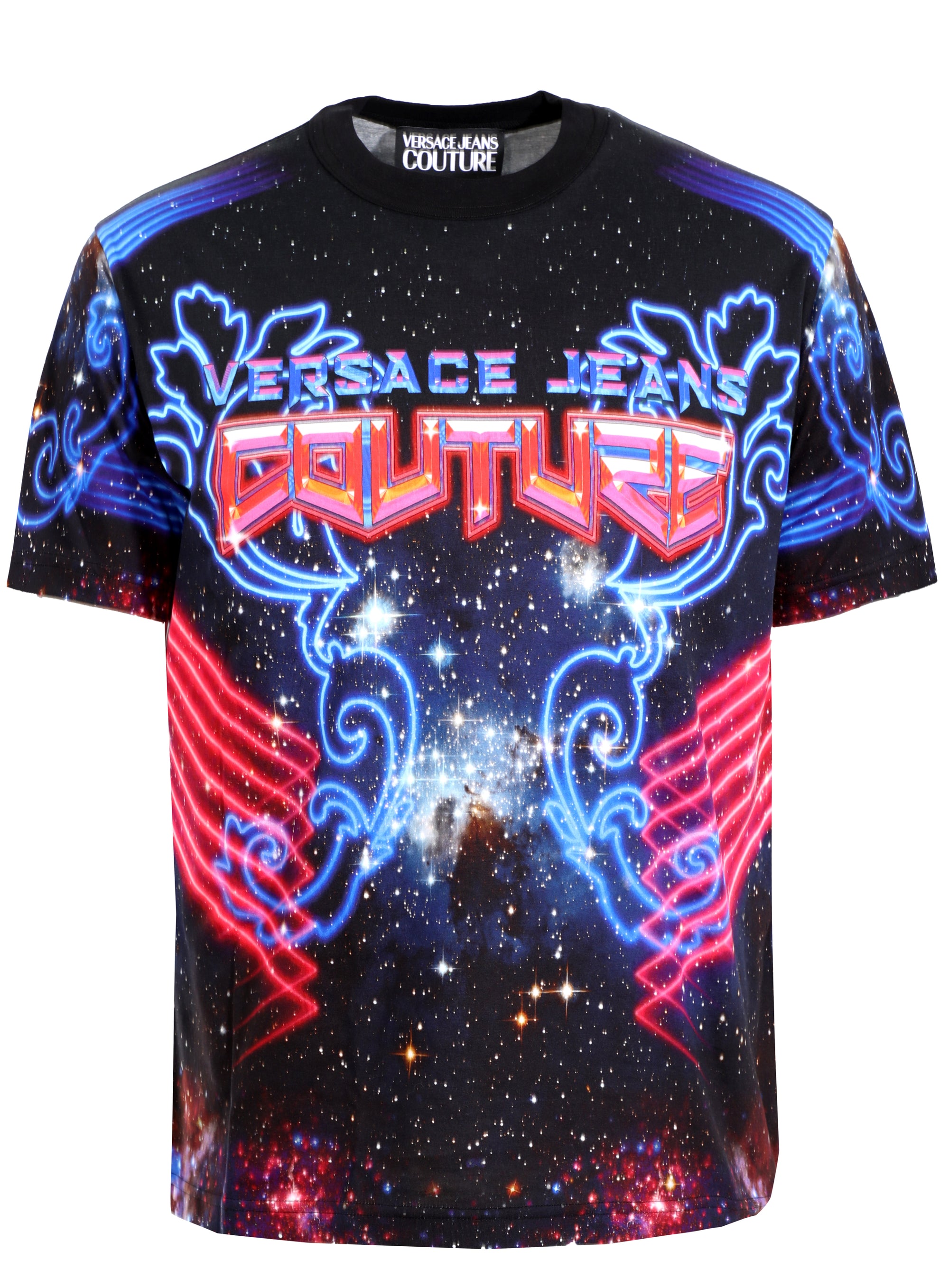 GALAXY COUTURE JERSEY TSHIRT - BLACK