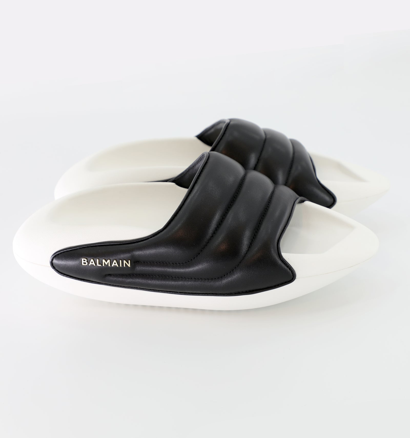 B-IT-PUFFY QUILTED LEATHER - BLACK