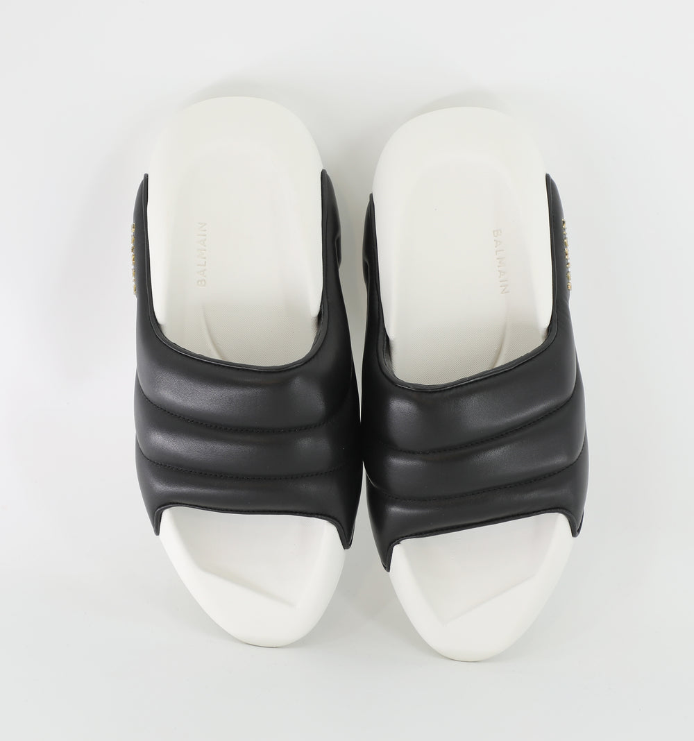 Balmain B-It-Puffy Quilted Leather in black – view 2 of 3