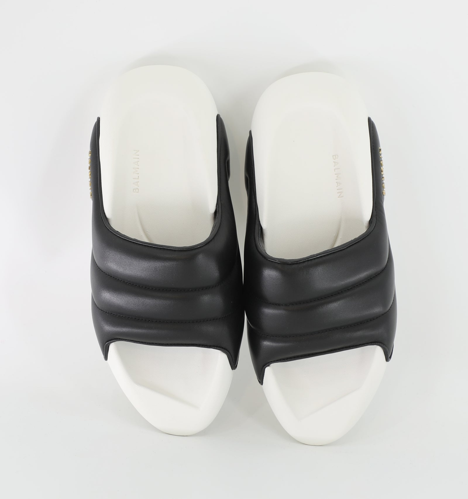 Balmain B-It-Puffy Quilted Leather in black – view 2 of 3