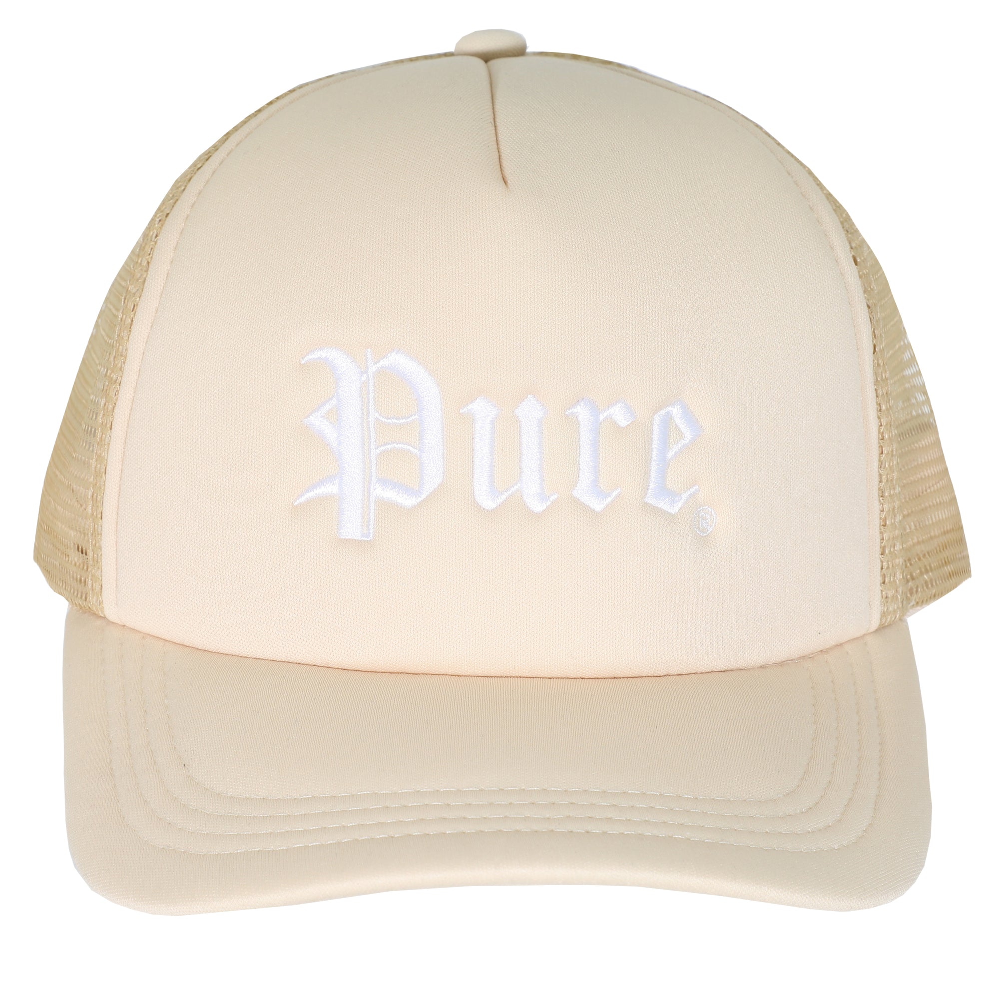 Pure Logo Snapback-Cream