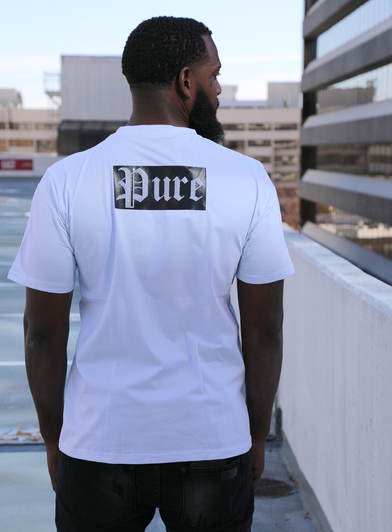 Pure Diamond Lips Tee in white – view 3 of 6