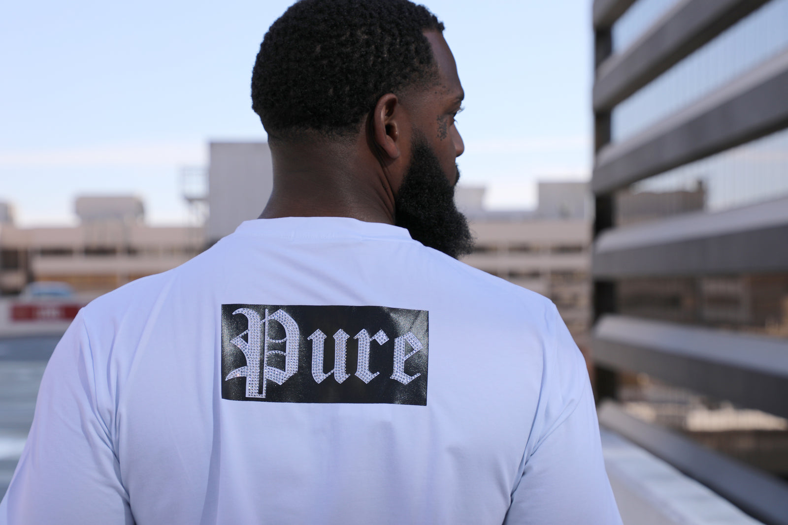 Pure Culture Diamond Tee in white – view 6 of 9