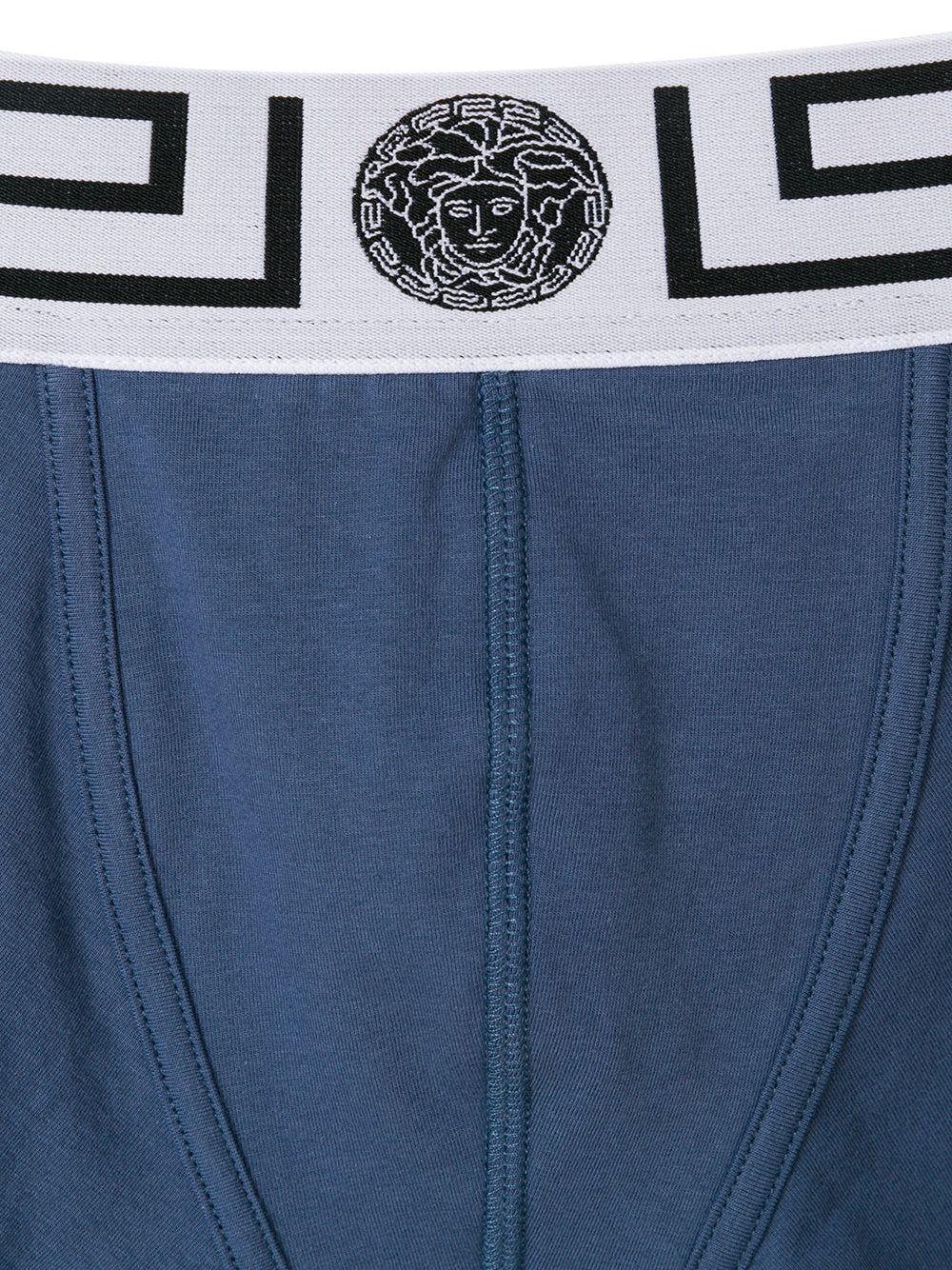 Men's Grecian Logo Boxer Briefs-Light Blue