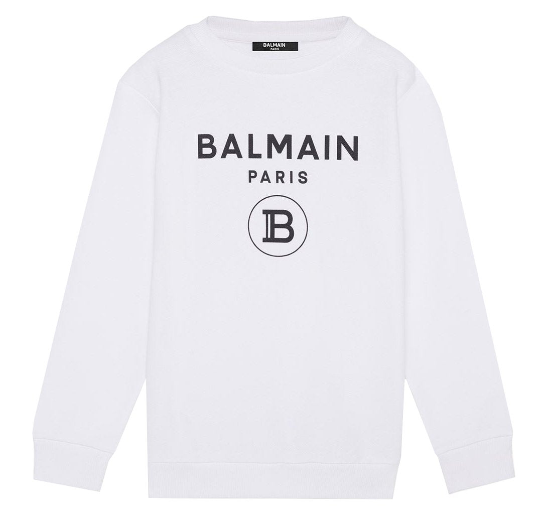 Classic Sweatshirt W/ Logo - White