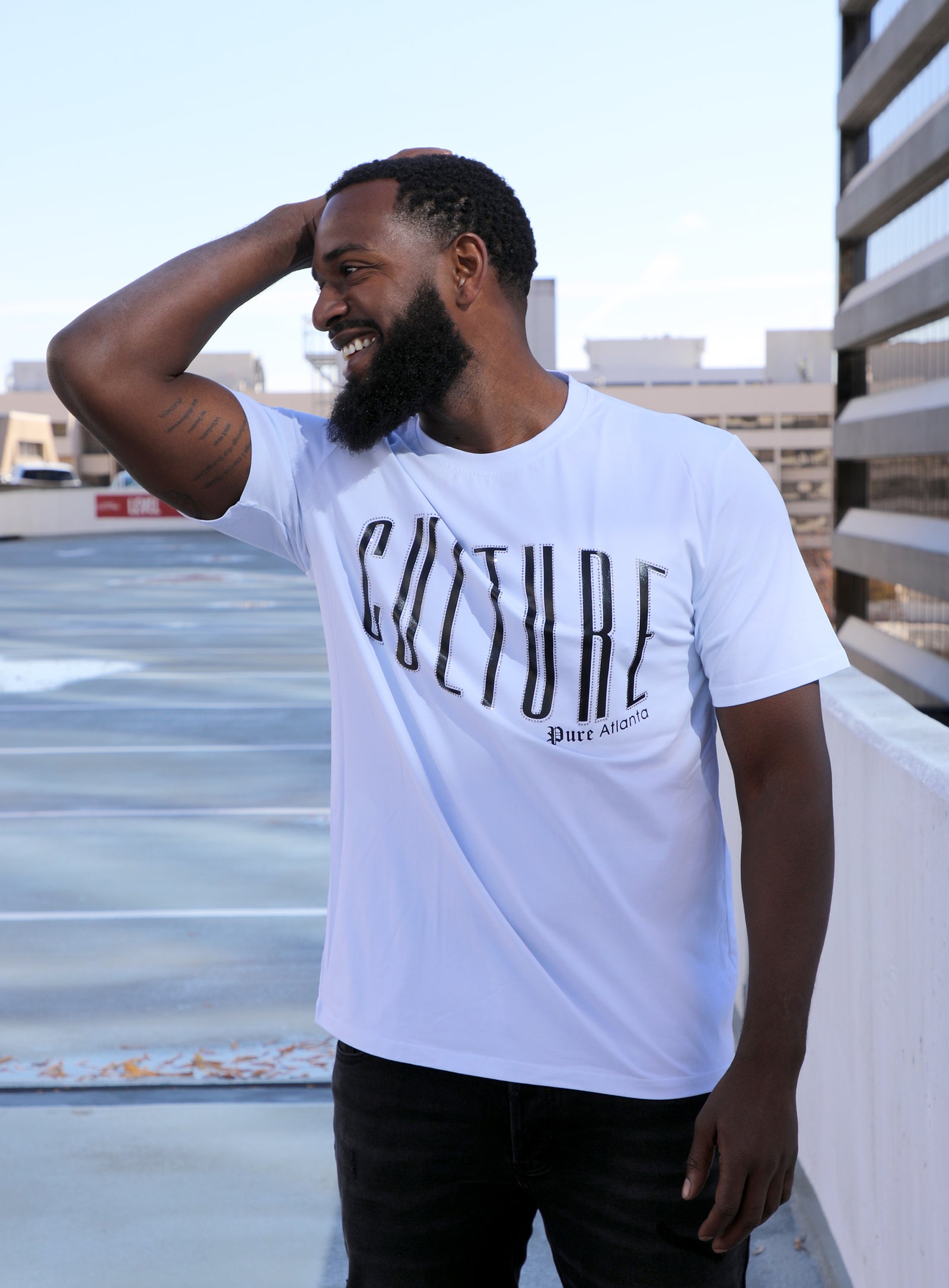 Pure Culture Diamond Tee in white – view 2 of 9