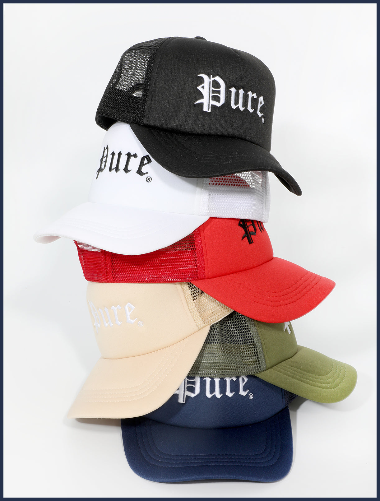 Pure Logo Snapback in navy – view 4 of 4