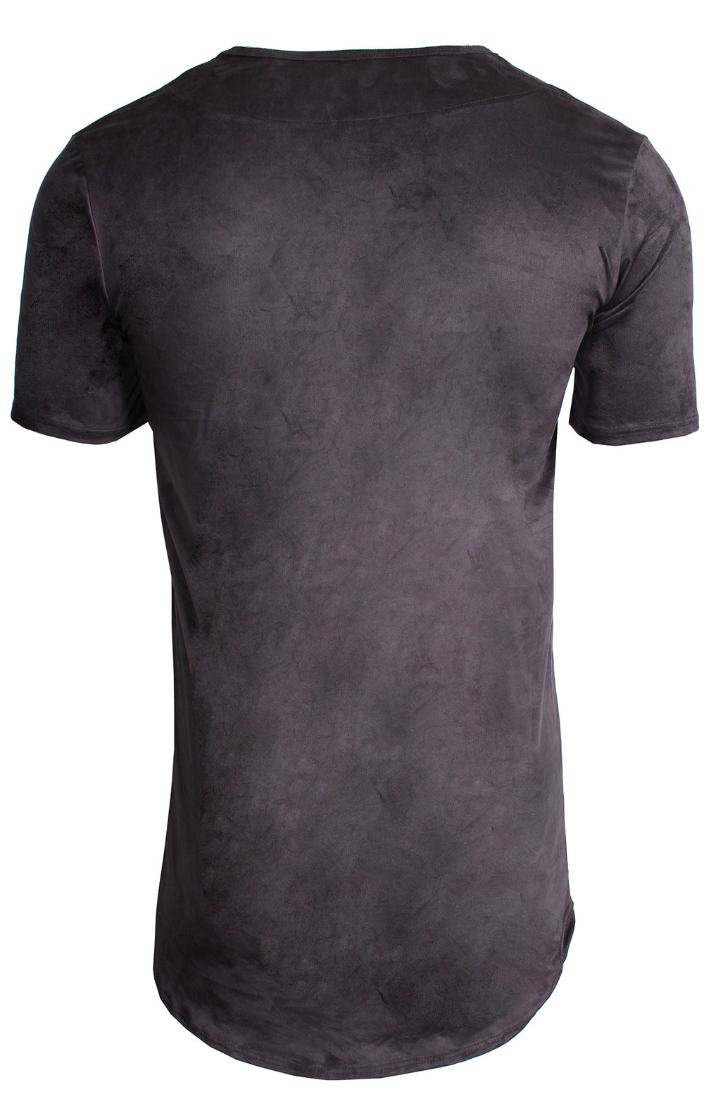 Kash Elongated Stretch Suede Tunic in black – view 2 of 2