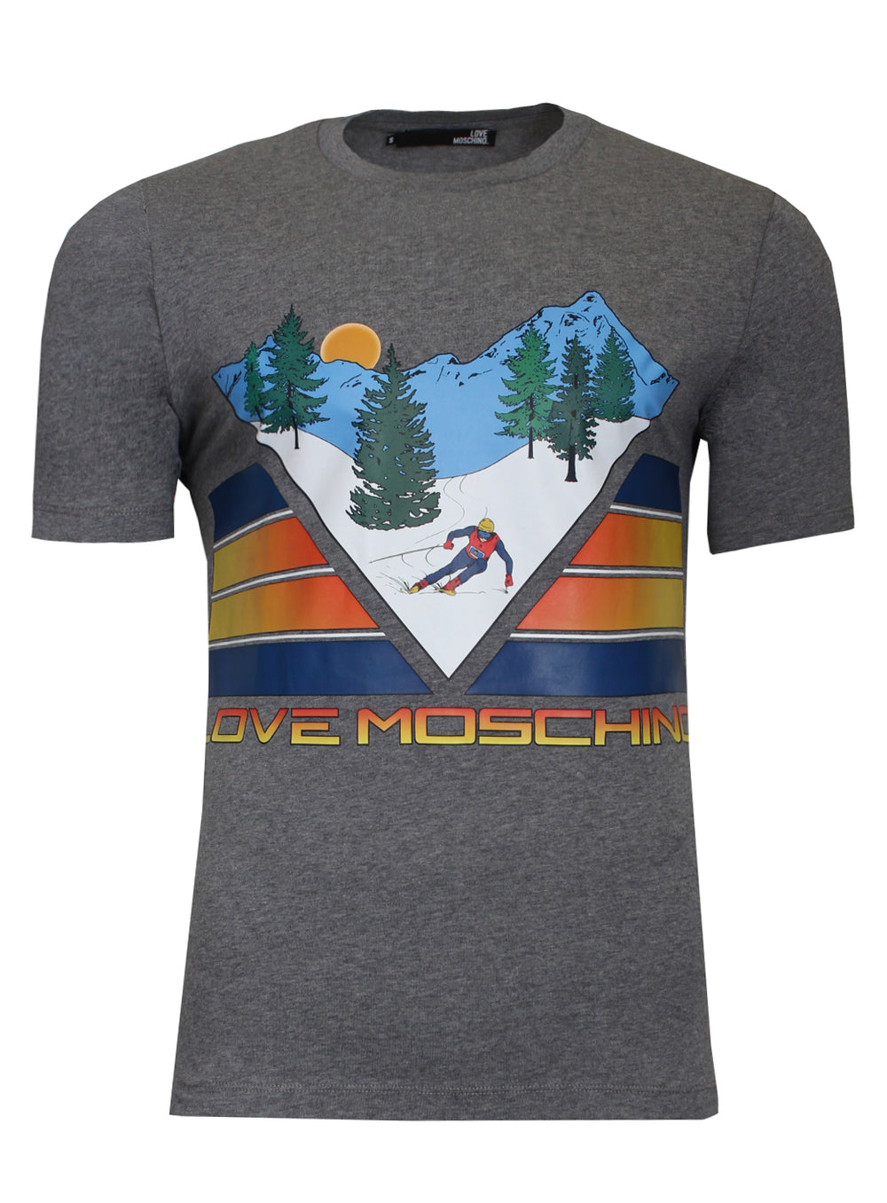 Ski Mountain T-Shirt| Grey