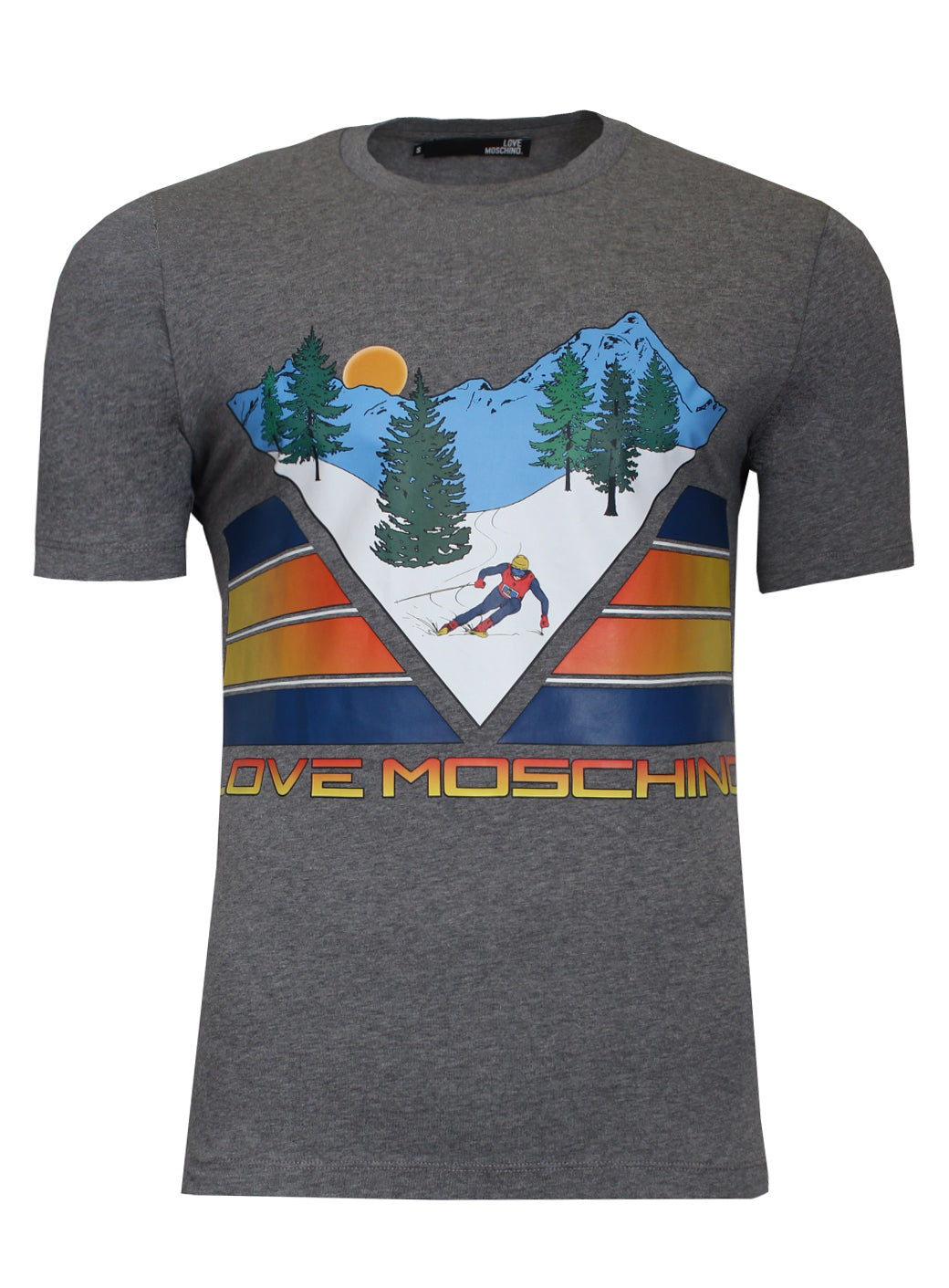 Ski Mountain T-Shirt| Grey
