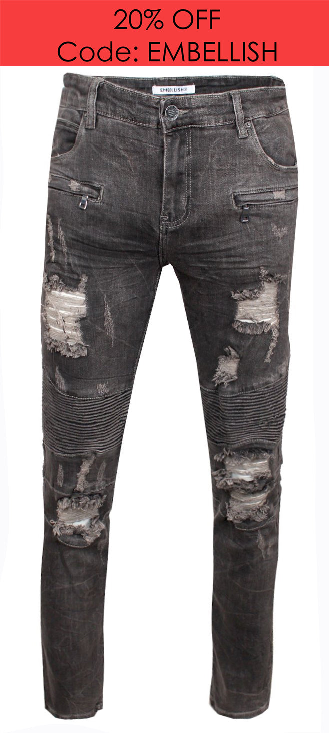 Men's Cosmos Denim-Charcoal
