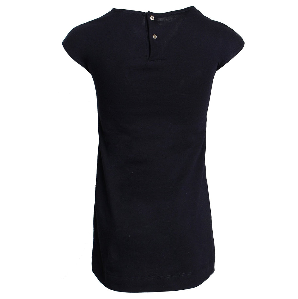 Young Versace Girls' Bap Sleeve Dress in navy – view 2 of 2