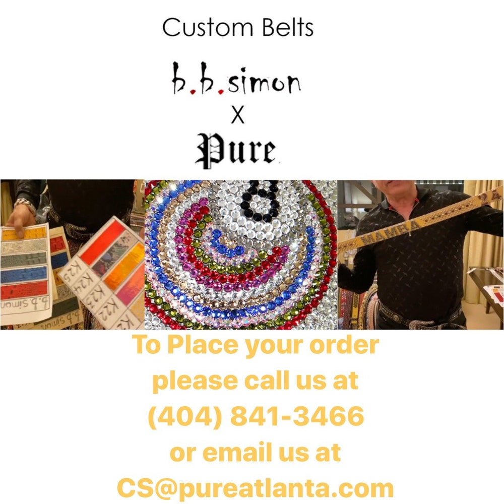 B.B. Simon Custom Name Belt – view 2 of 3