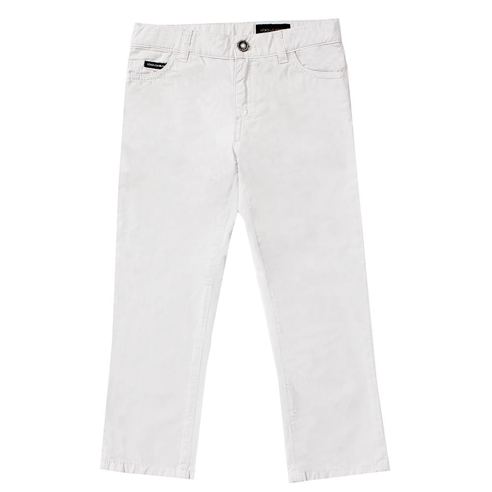 Kids-Boys Pants-Light Grey