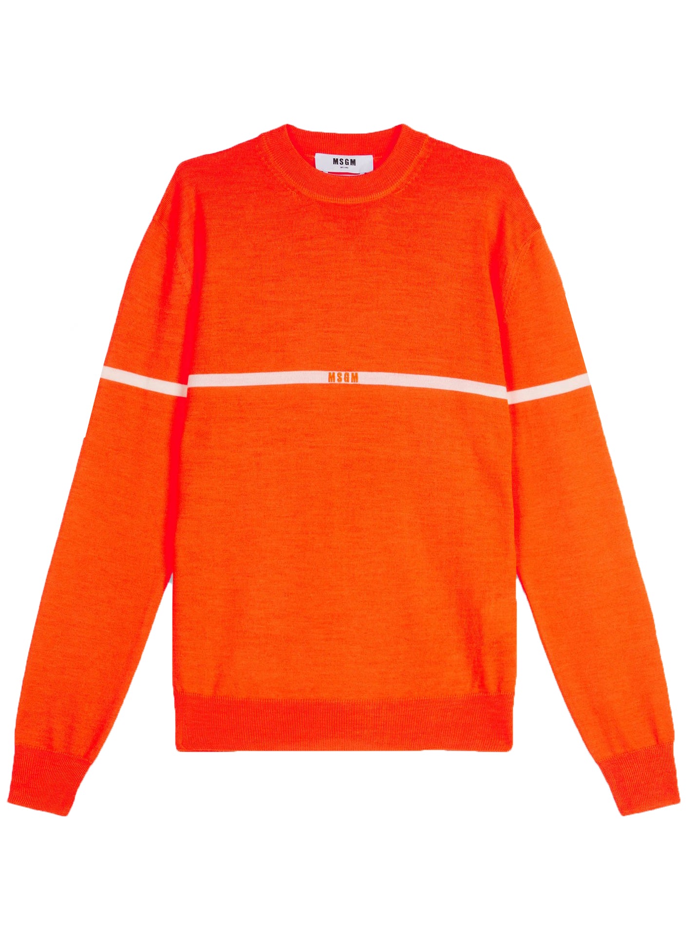 MSGM Orange Knit Sweater
