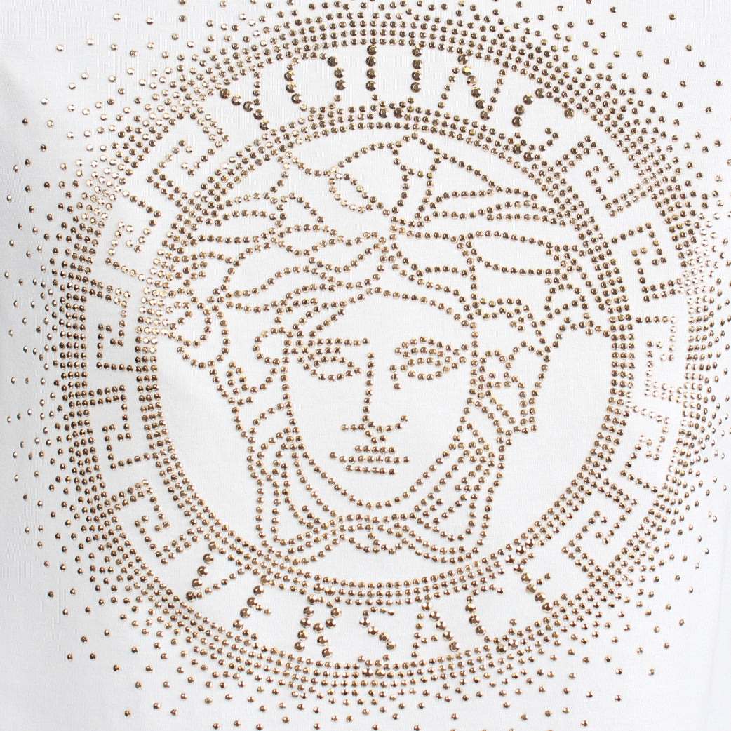 Young Versace | Girls Medusa White Dress